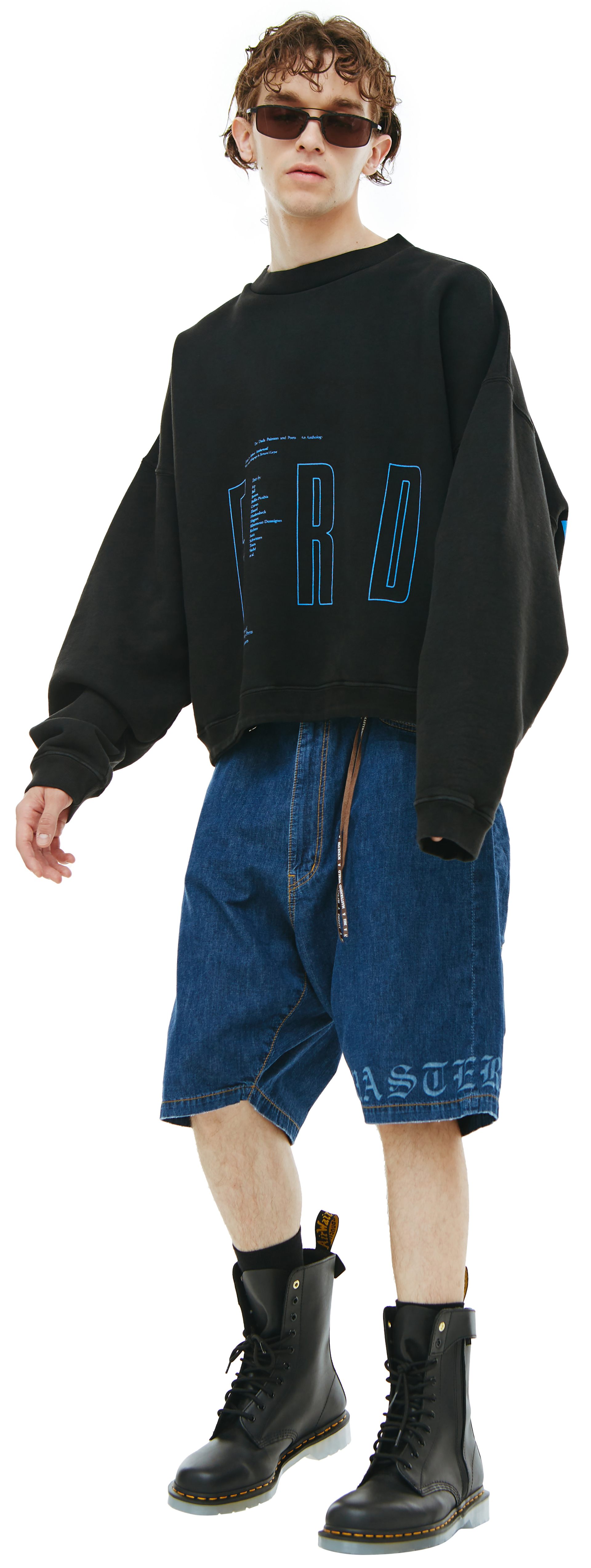 Enfants Riches Déprimés Укороченный свитшот с принтом