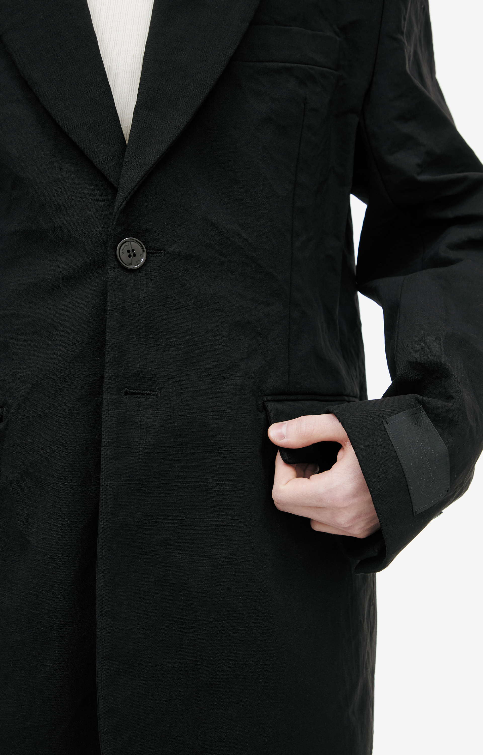 VETEMENTS Пиджак с мятым эффектом