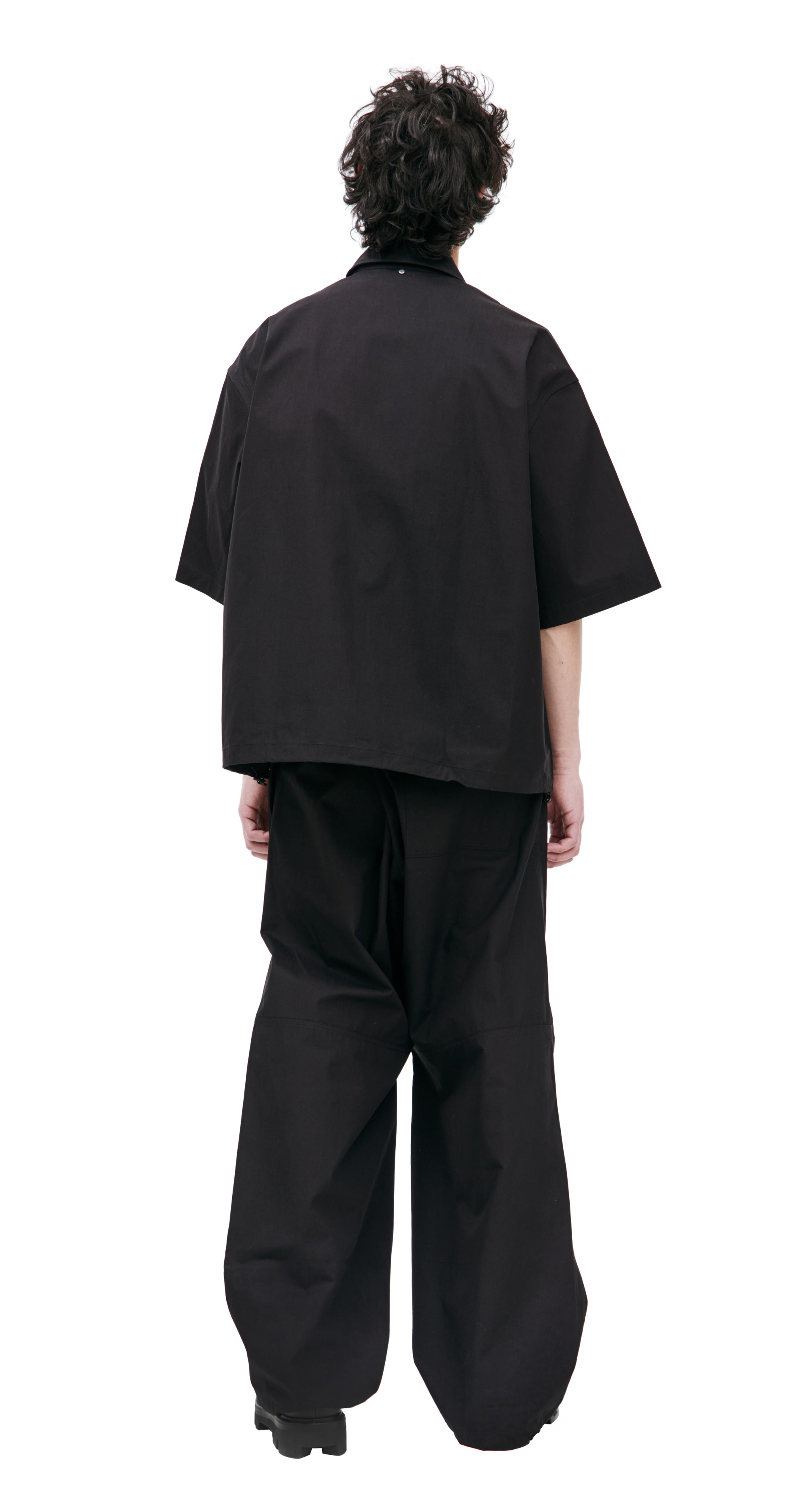 OAMC Черная рубашка с коротким рукавом