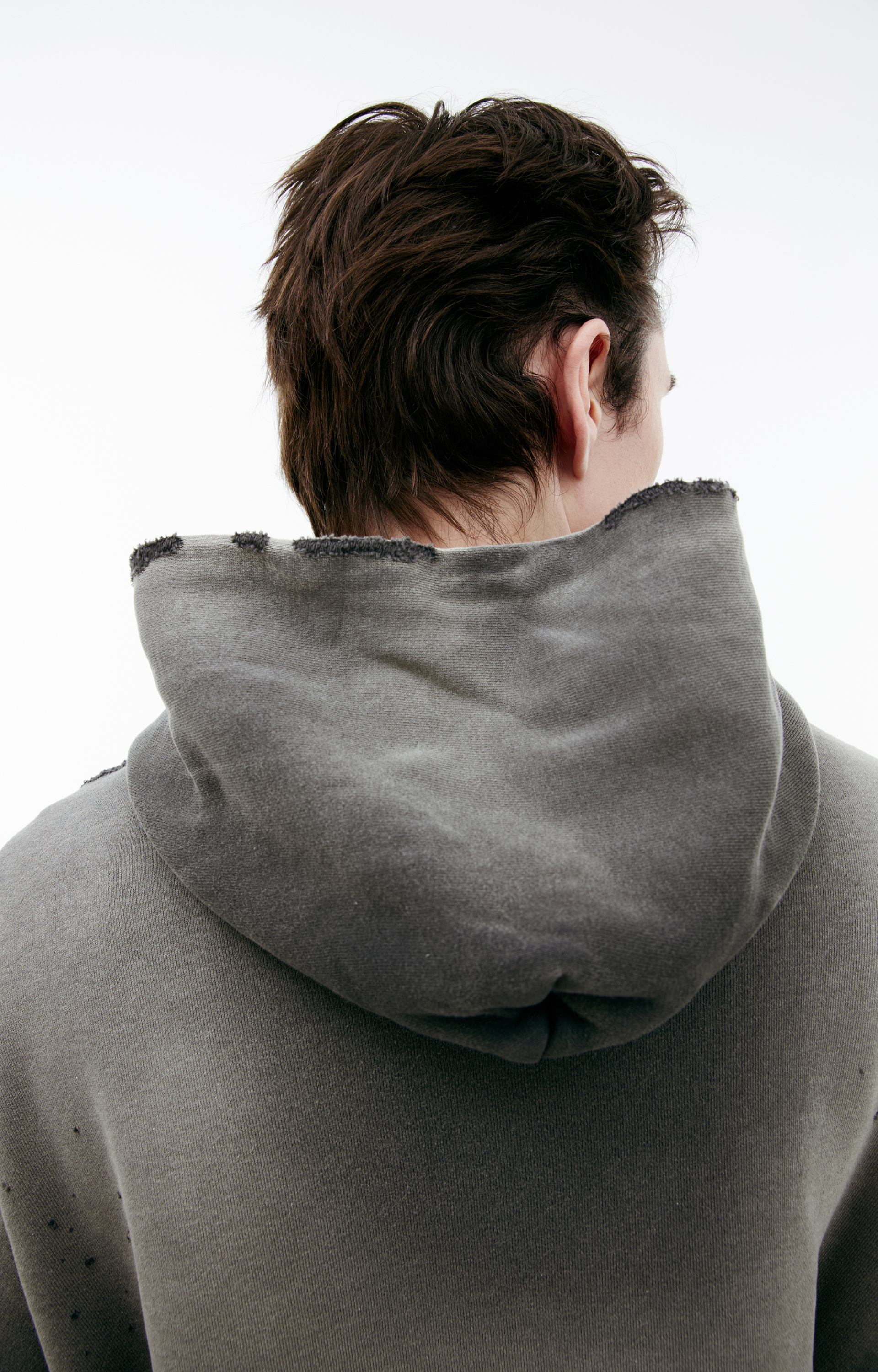 Saint Mxxxxxx Худи с рваным эффектом