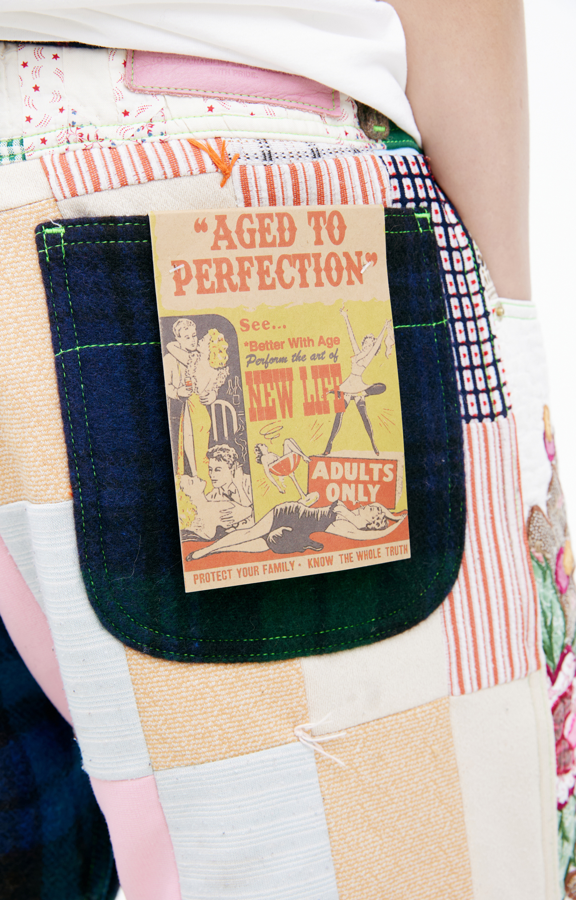 BETTER WITH AGE Комбинированные шорты из хлопка