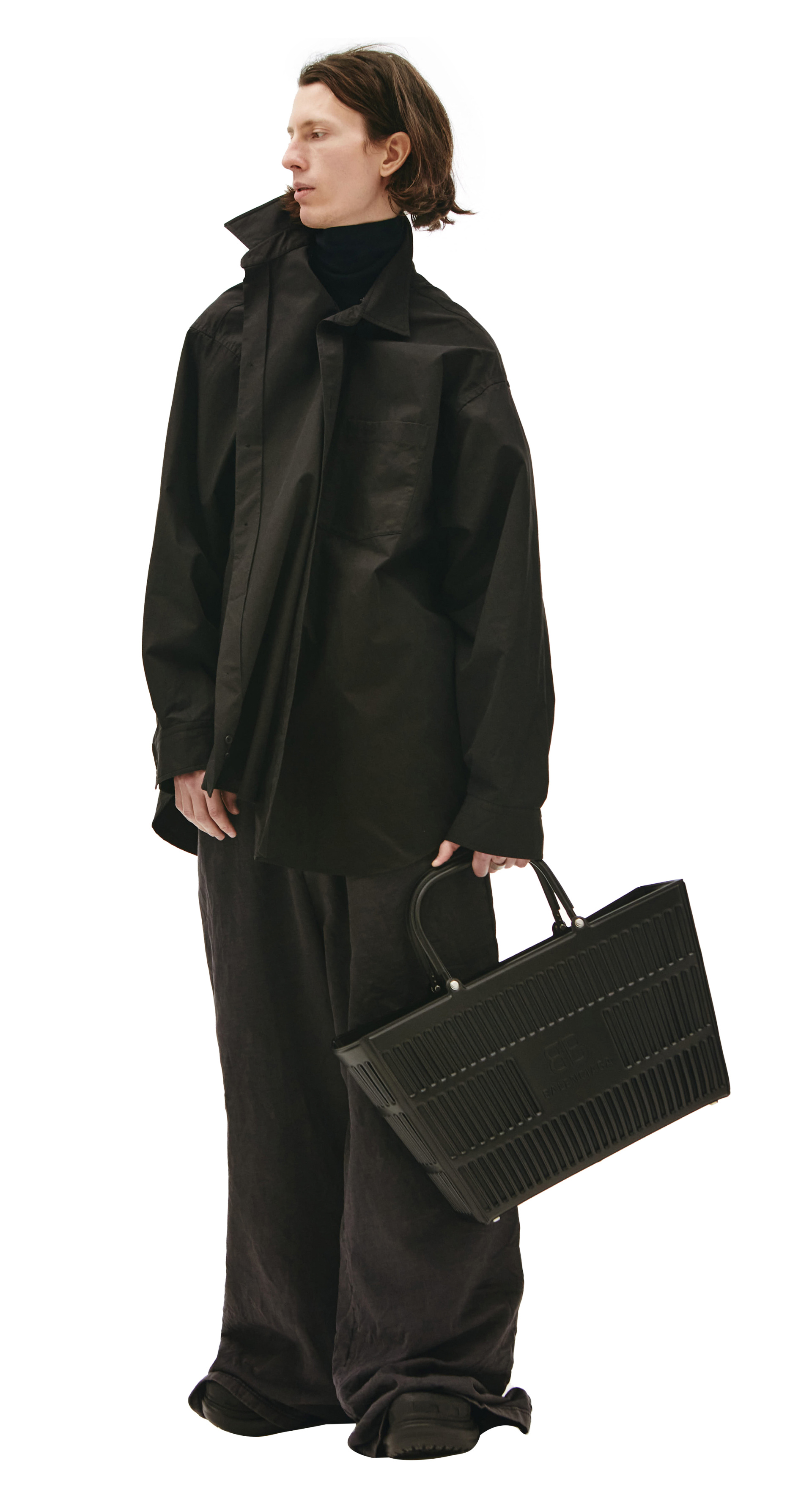 Balenciaga Черная сумка Mag Basket Large