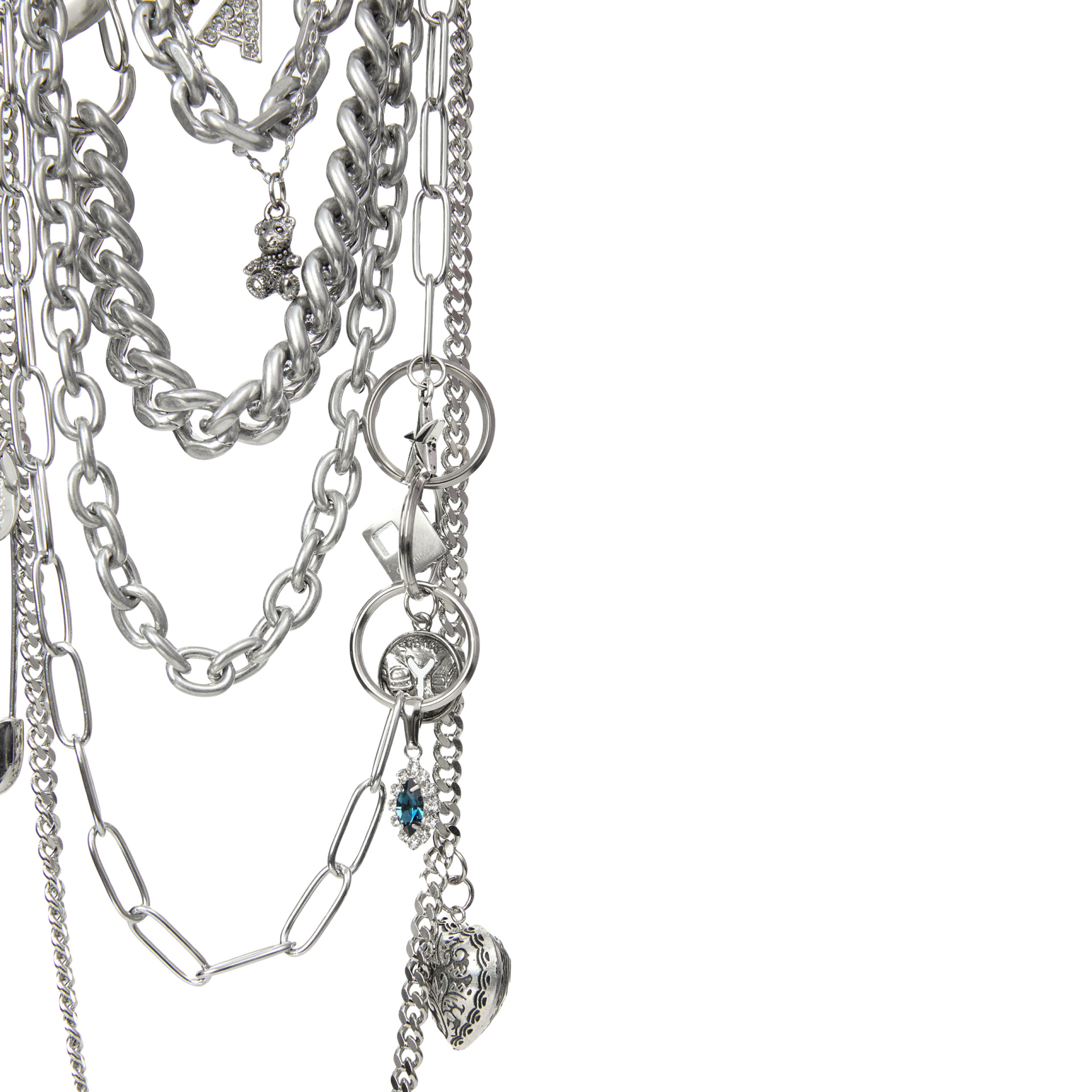 Doublet Silver \'Dead\' necklace