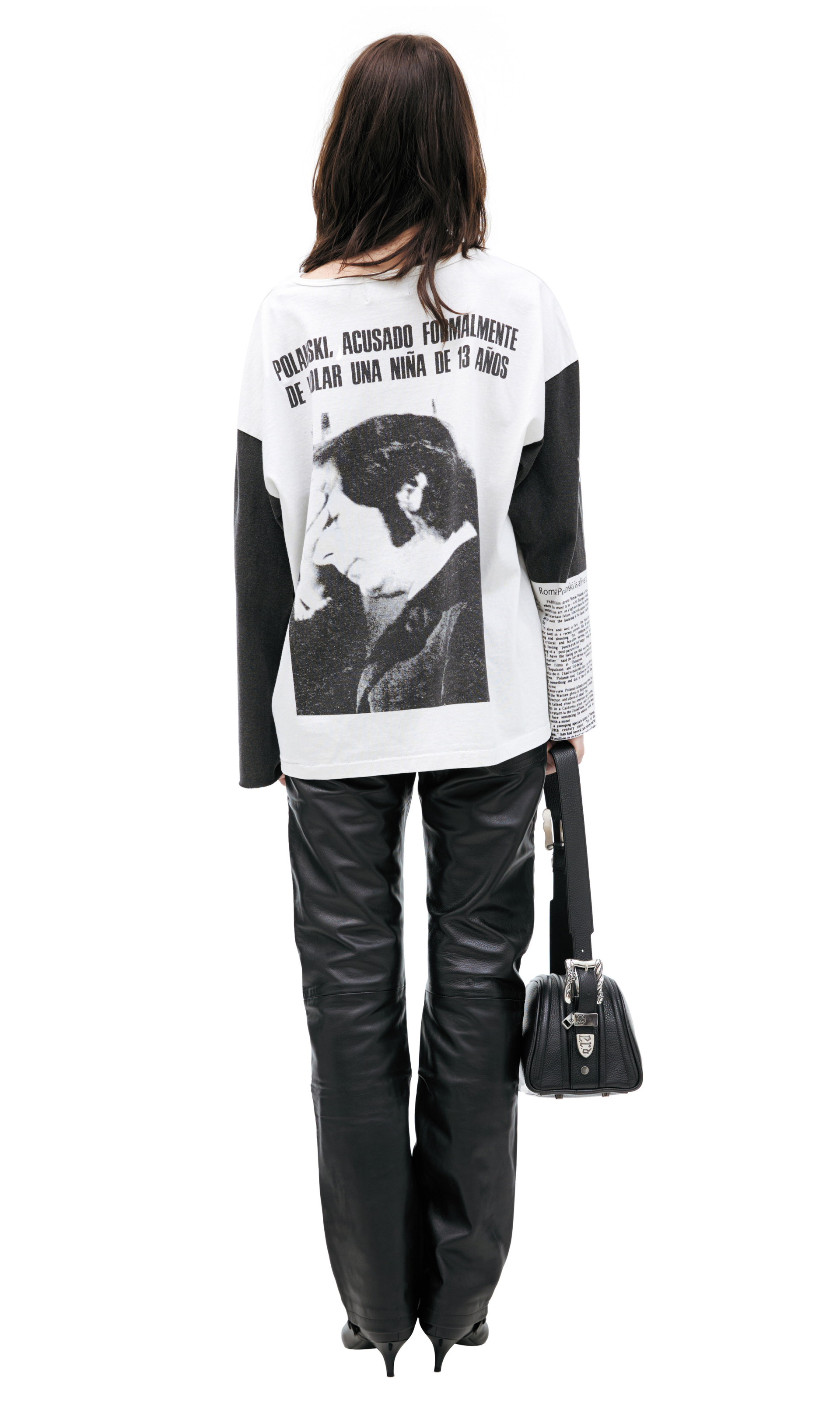 Enfants Riches Déprimés Белый лонгслив с принтами