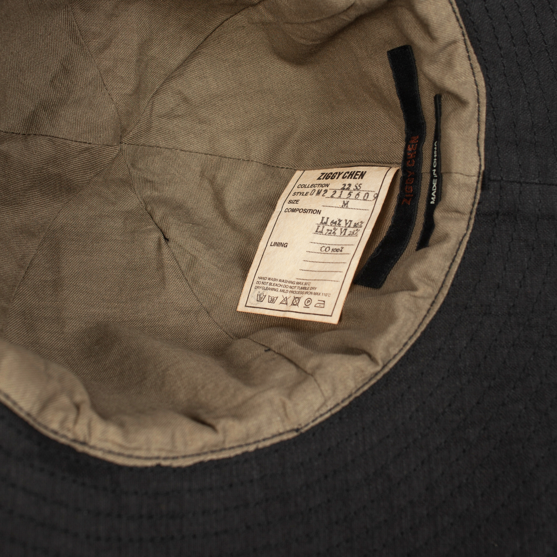 Ziggy Chen Льняная шляпа с широкими полями