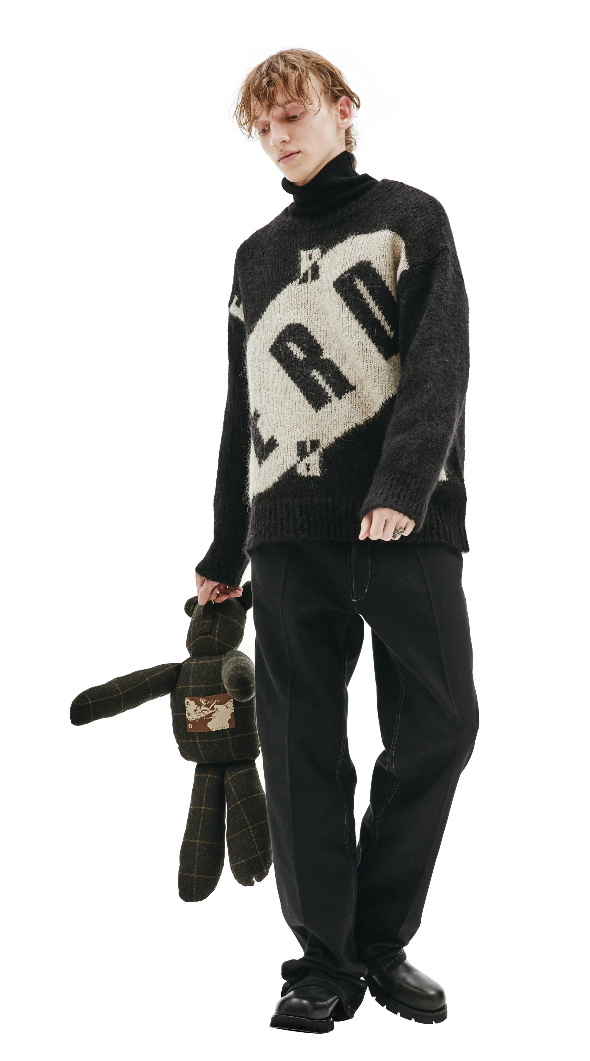 Enfants Riches Déprimés Игрушка медведь Pathétique I в клетку