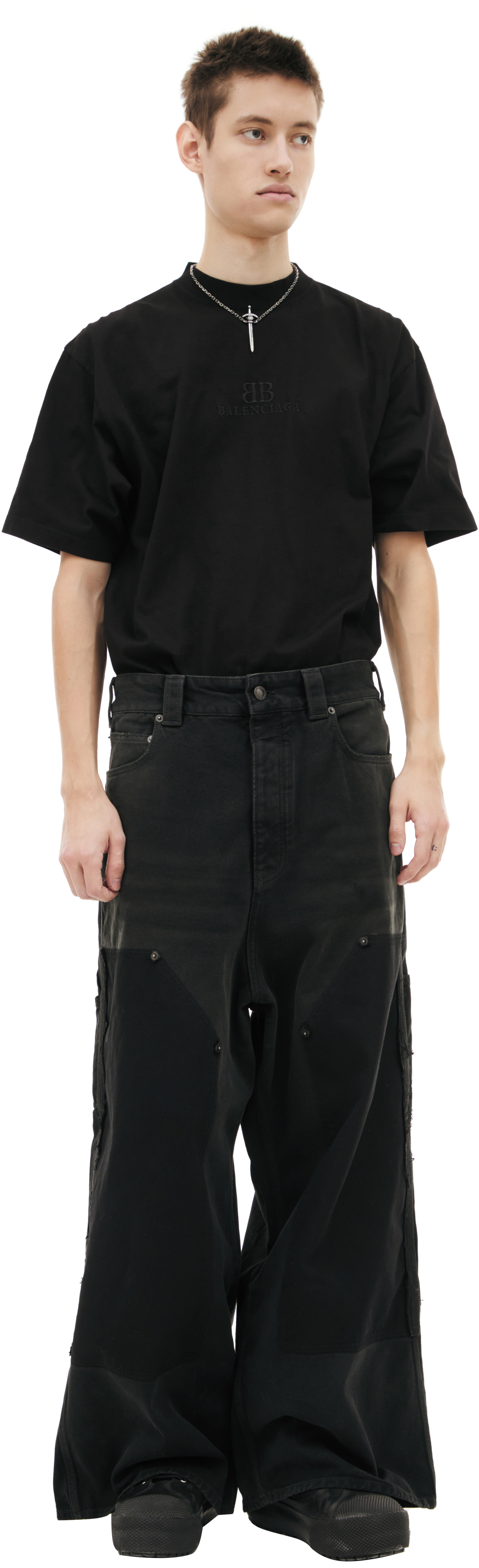 Balenciaga Джинсы с заплатками