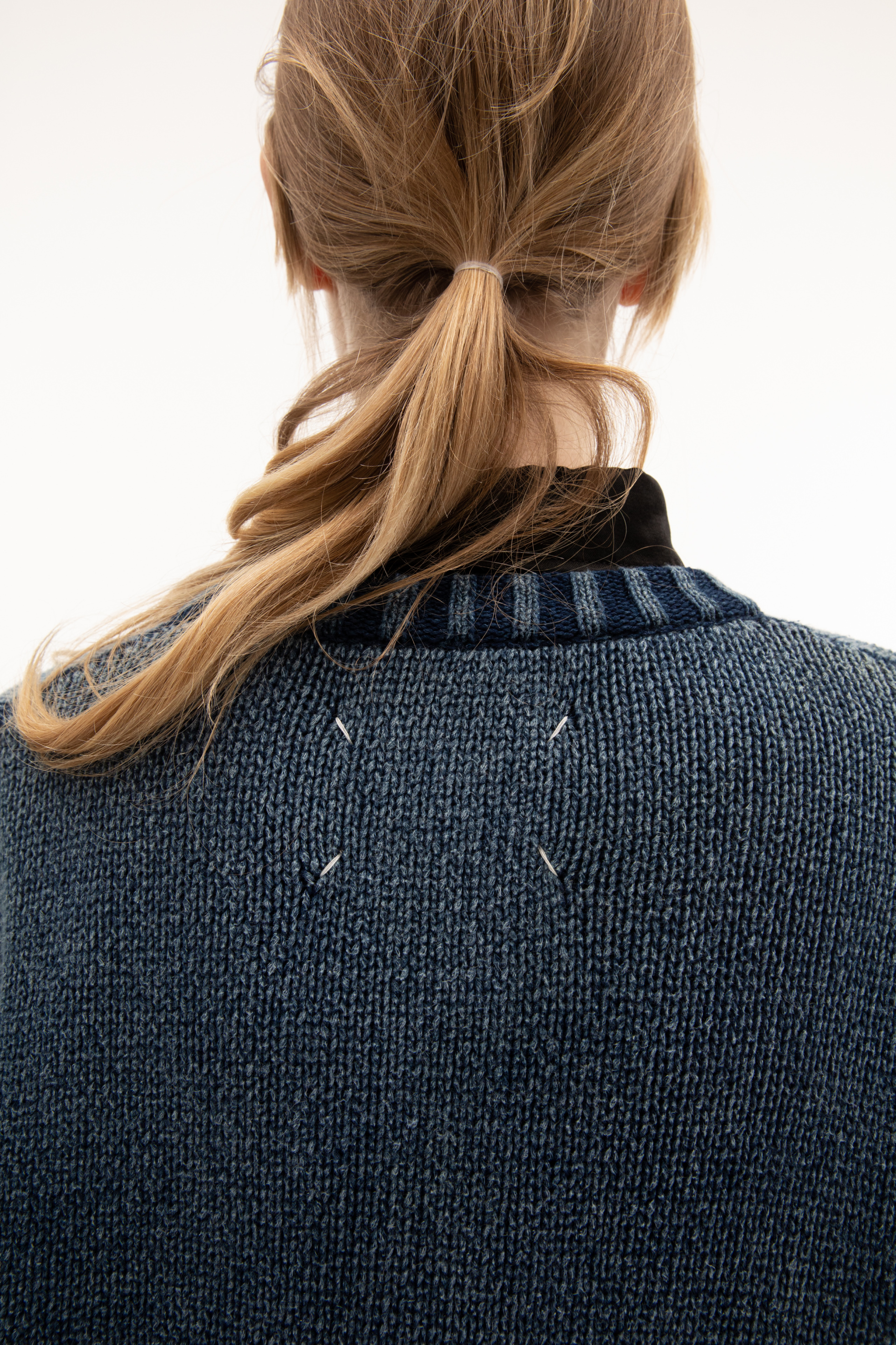 Maison Margiela Синий жилет С V-вырезом