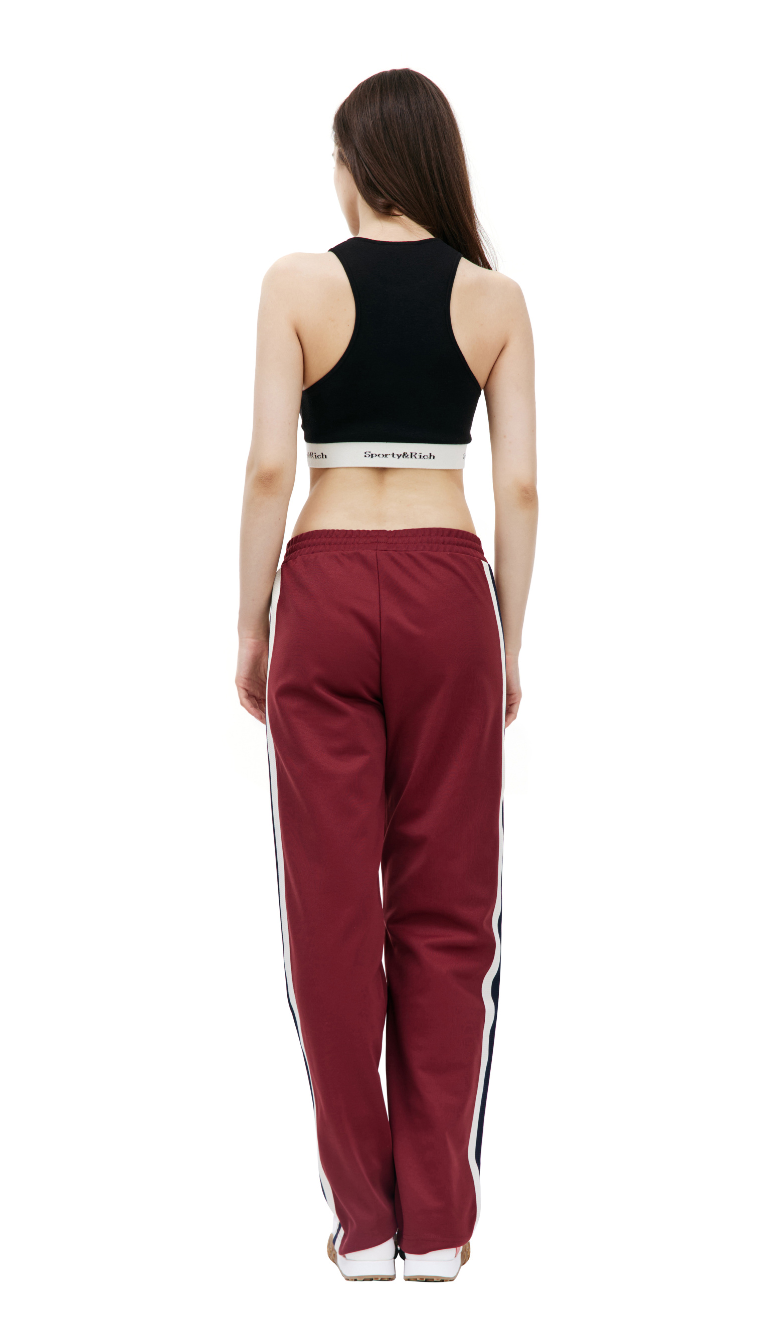 SPORTY & RICH Спортивные брюки Crown с лампасами