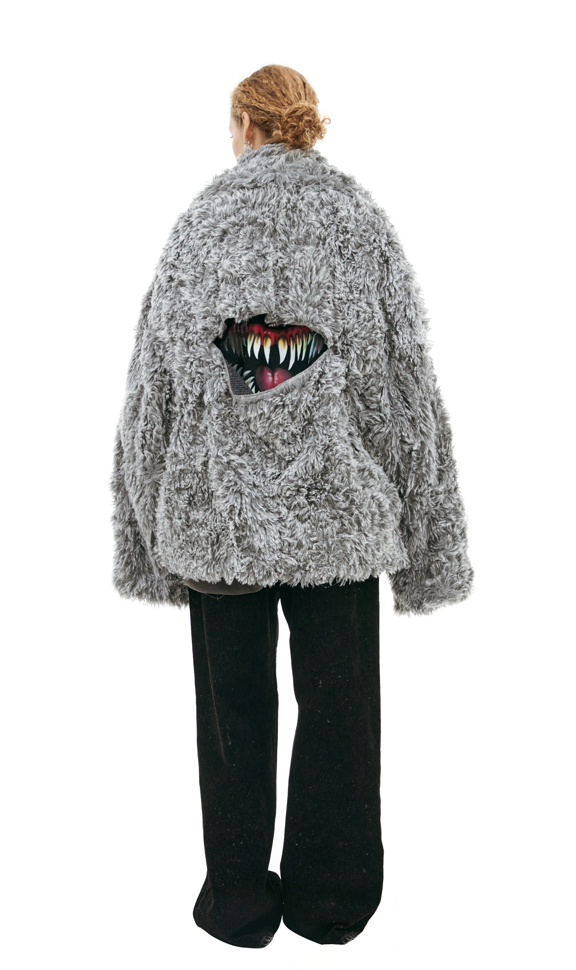 Doublet Плюшевая куртка с зубами