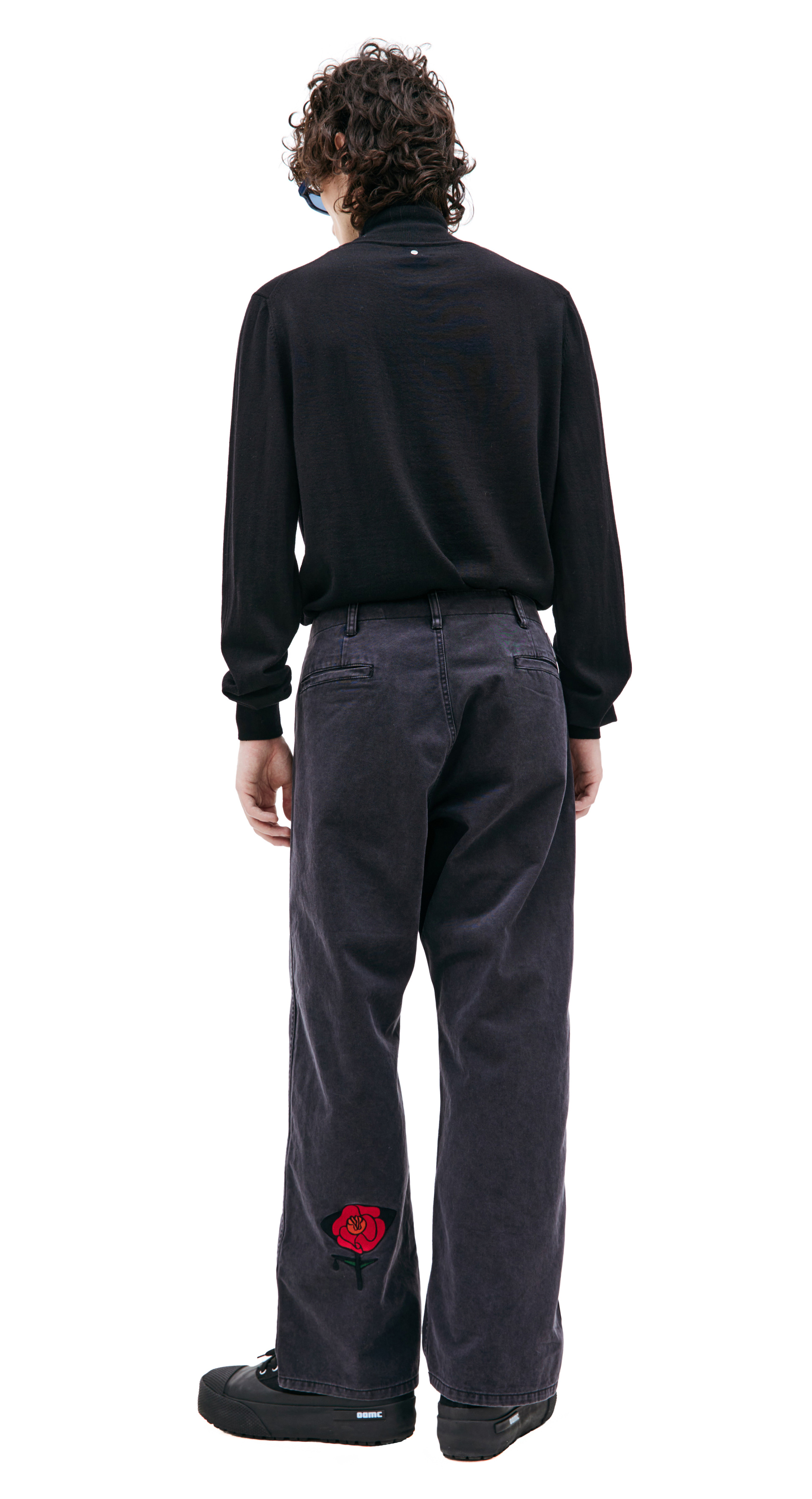 Children of the discordance Прямые джинсы с вышивкой