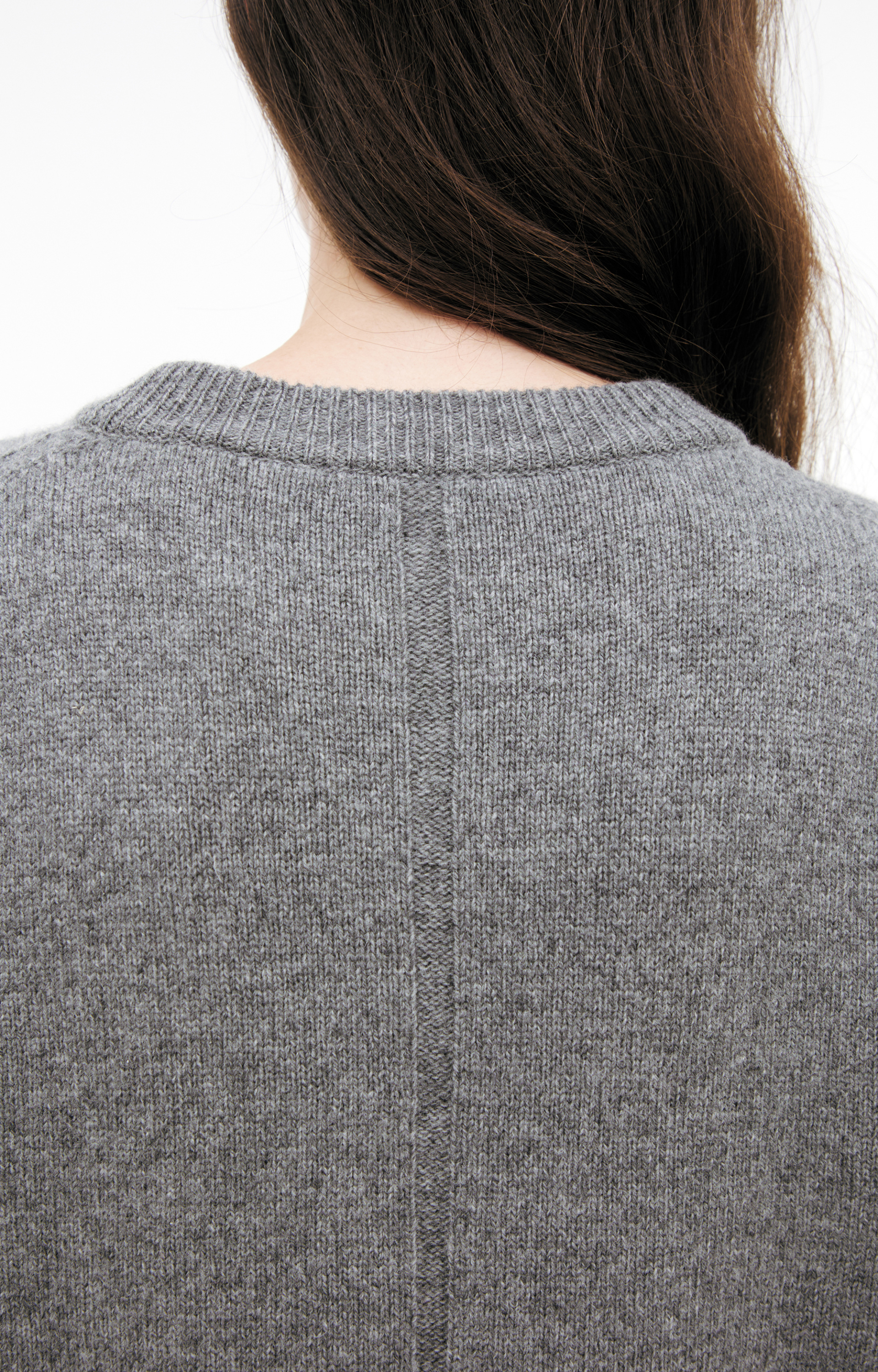 The Row Серый свитер из шерсти