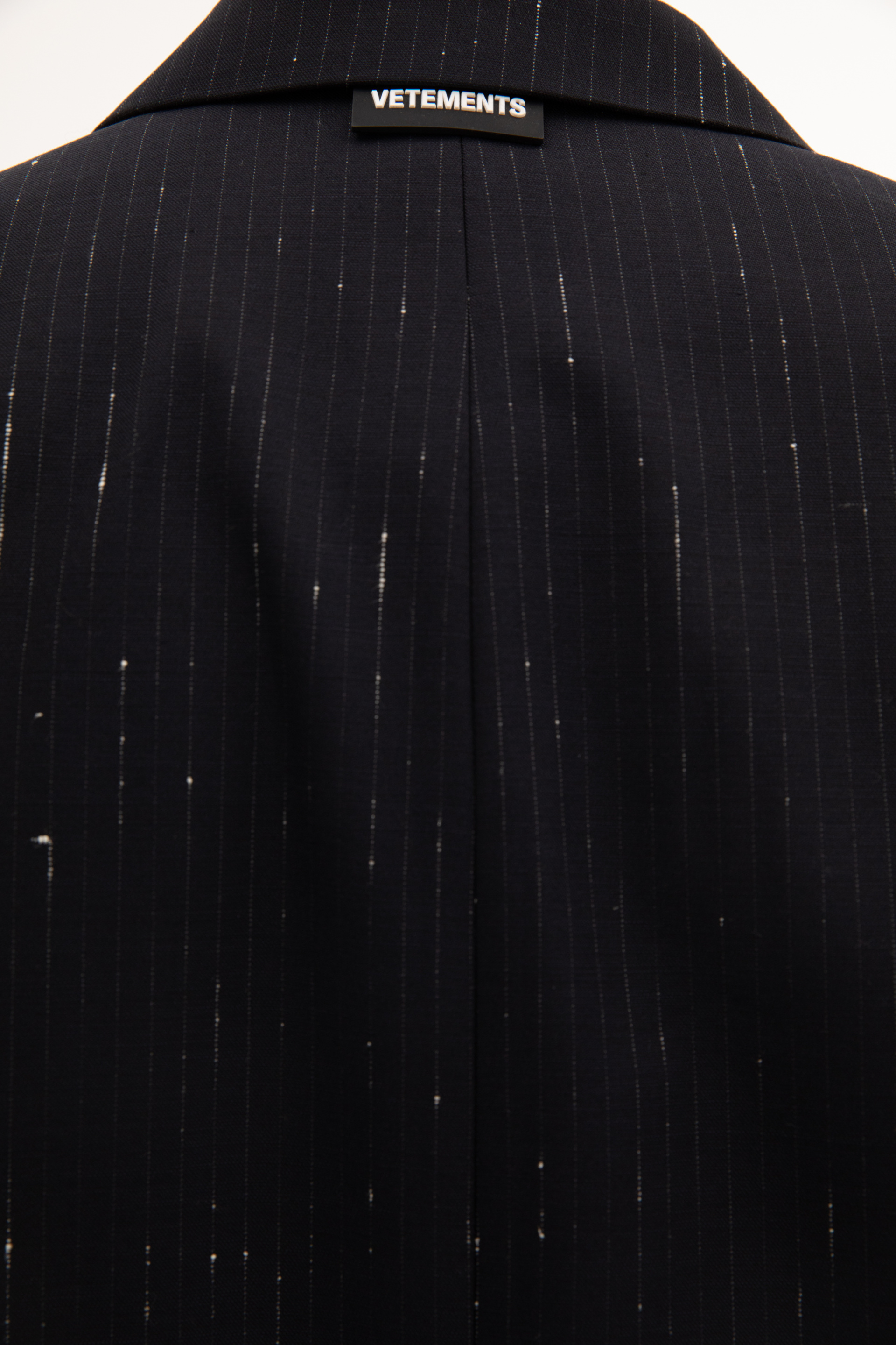 VETEMENTS Пиджак в тонкую полоску