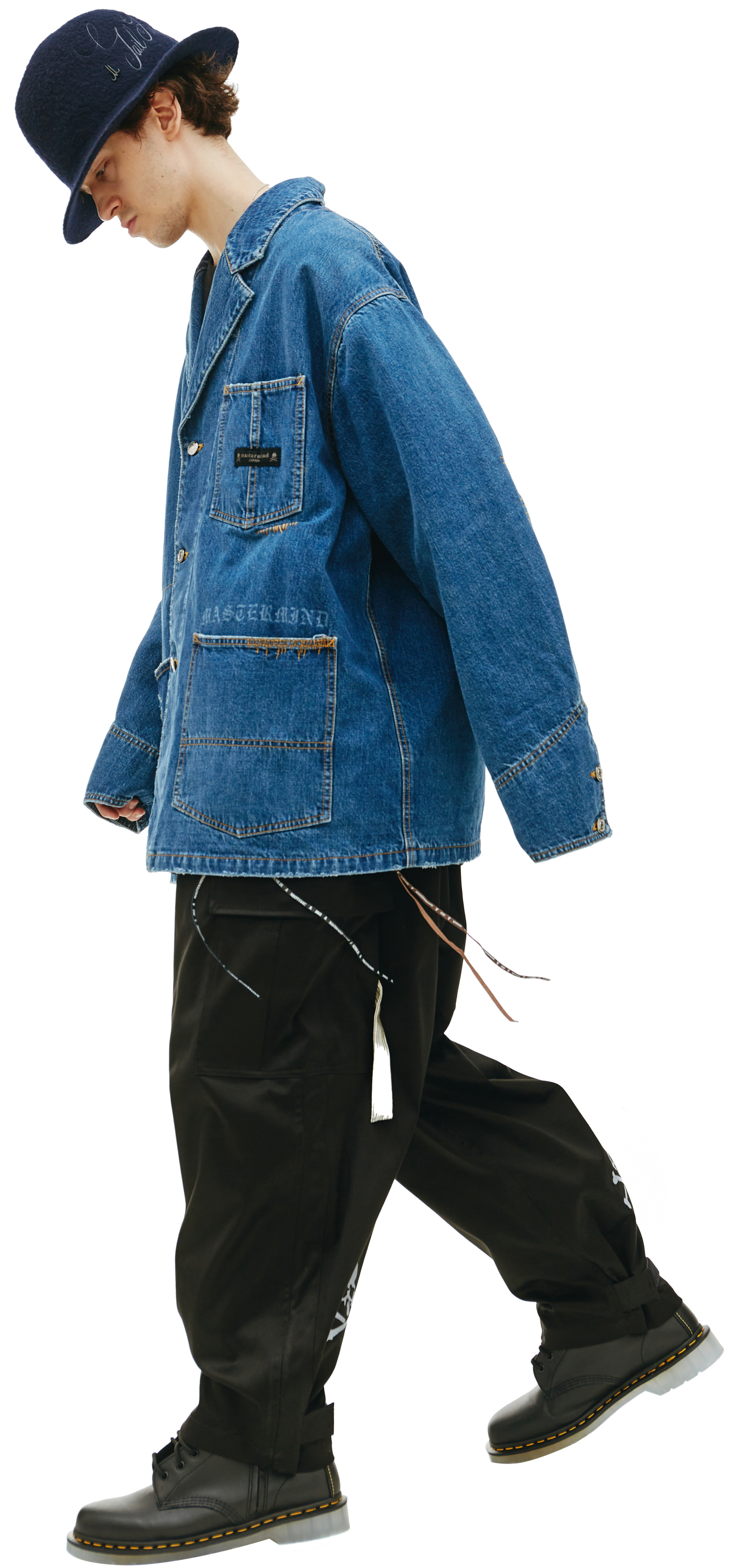Mastermind WORLD Джинсовый пиджак с карманами