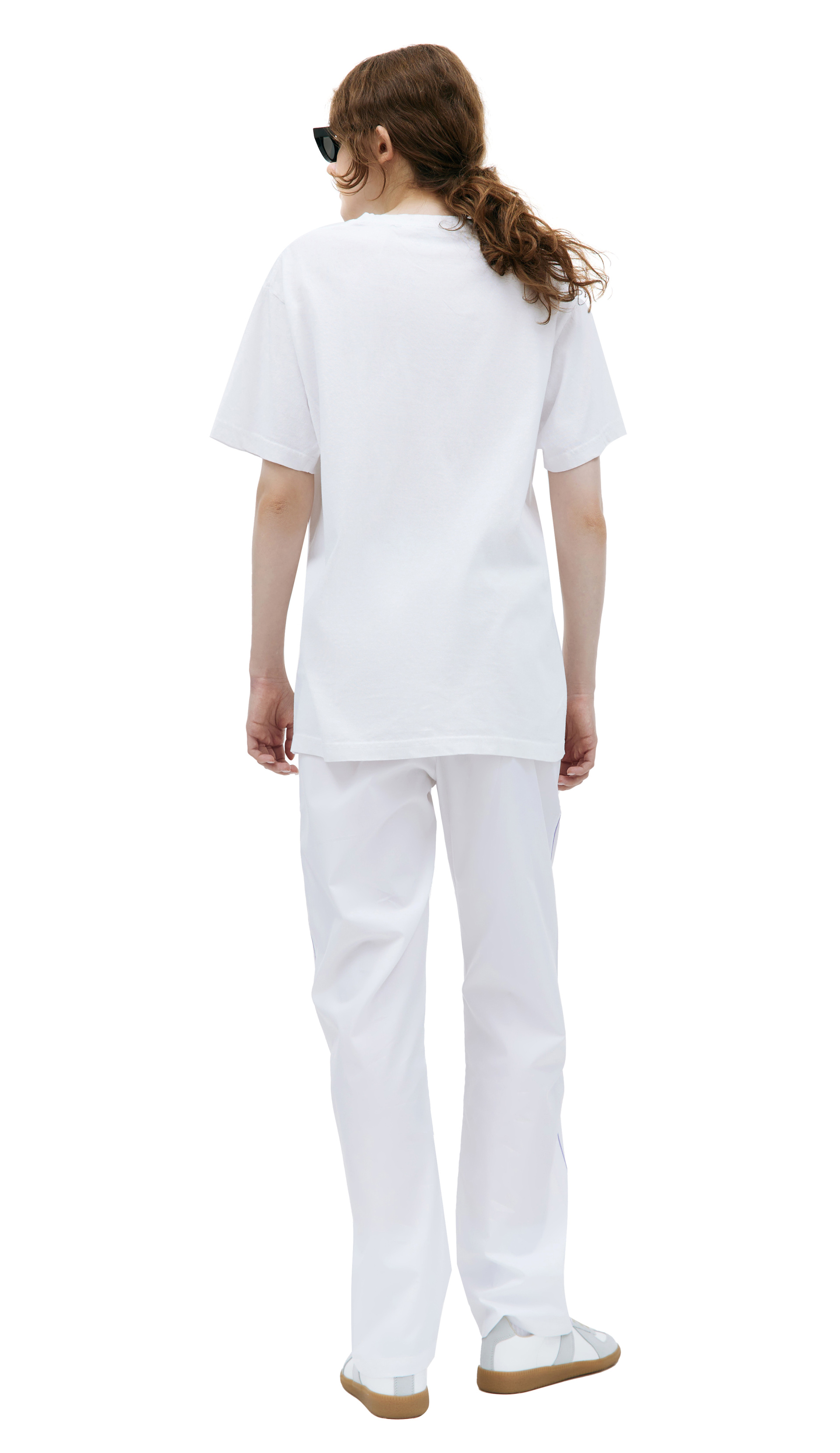 SPORTY & RICH Белая футболка Vendome