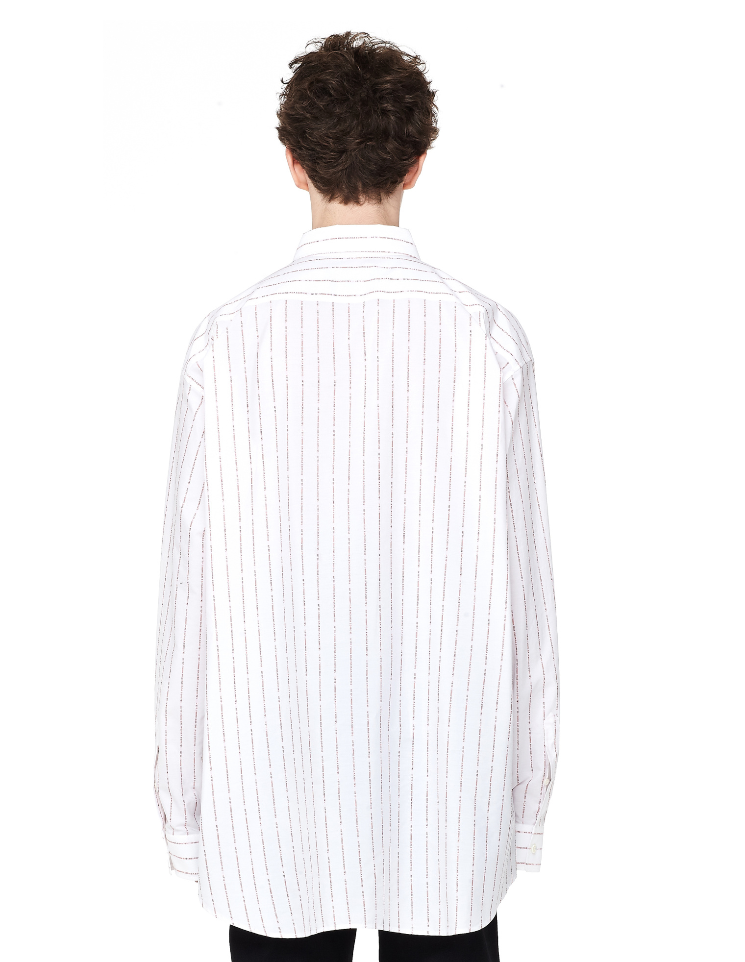 Balenciaga Рубашка с принтом Balenciaga.com