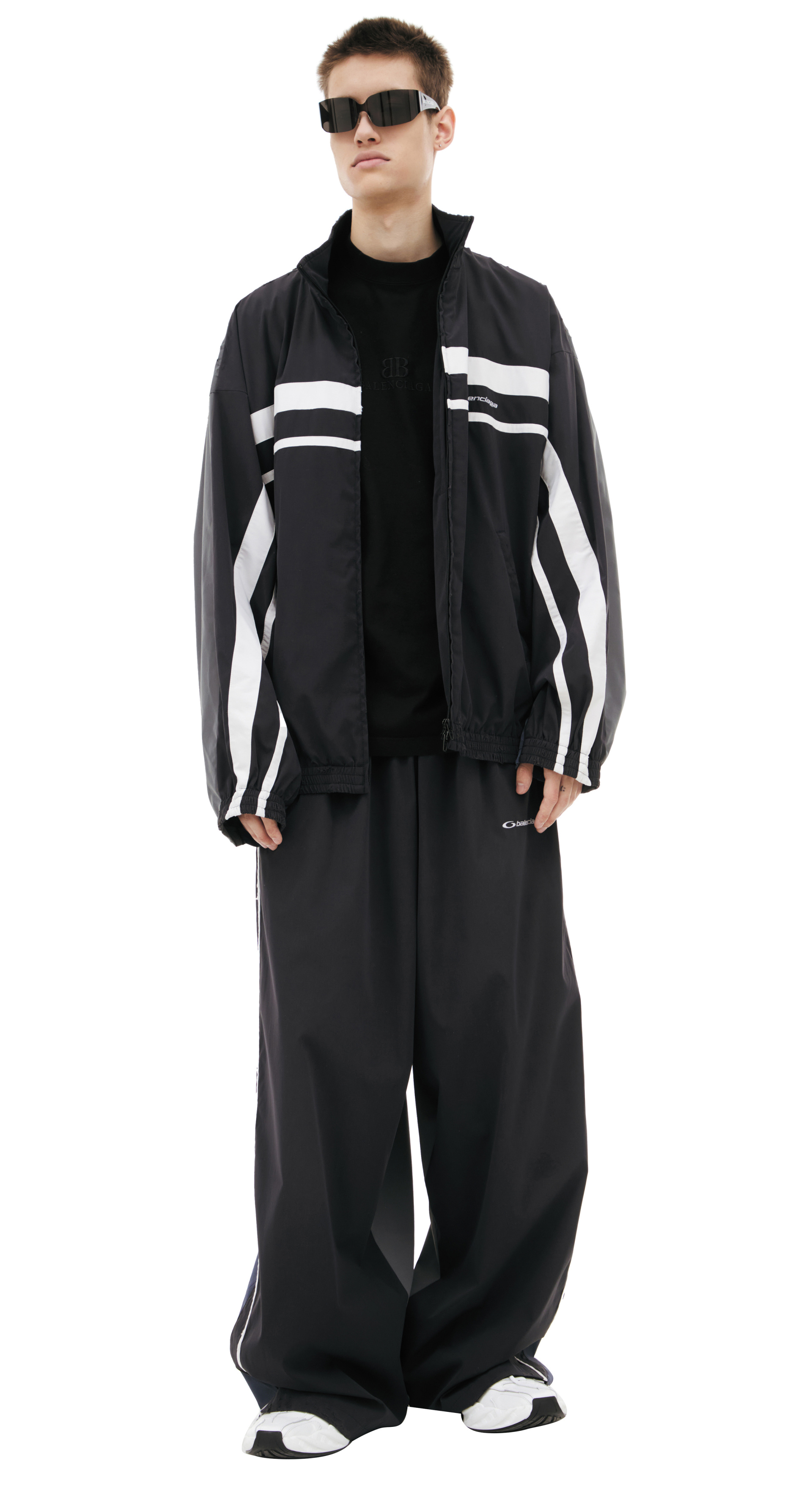 Balenciaga Черная куртка с логотипом