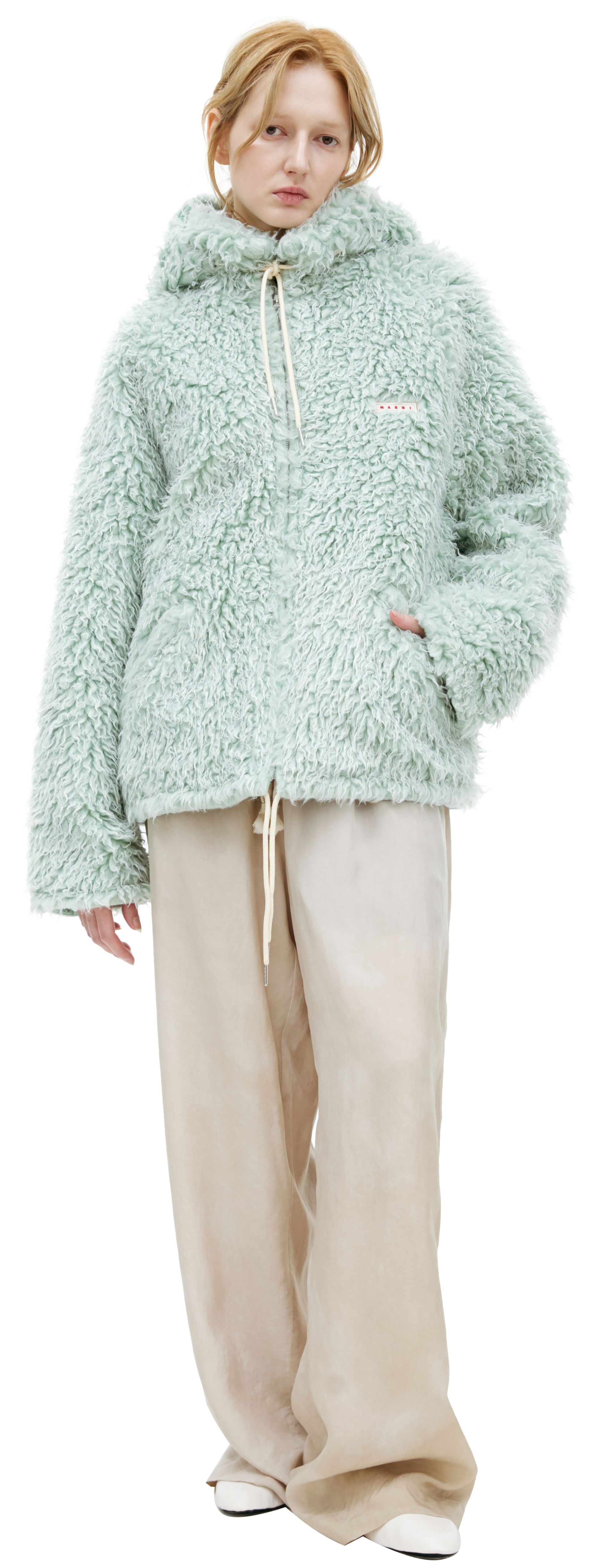 Marni Оверсайз куртка с логотипом