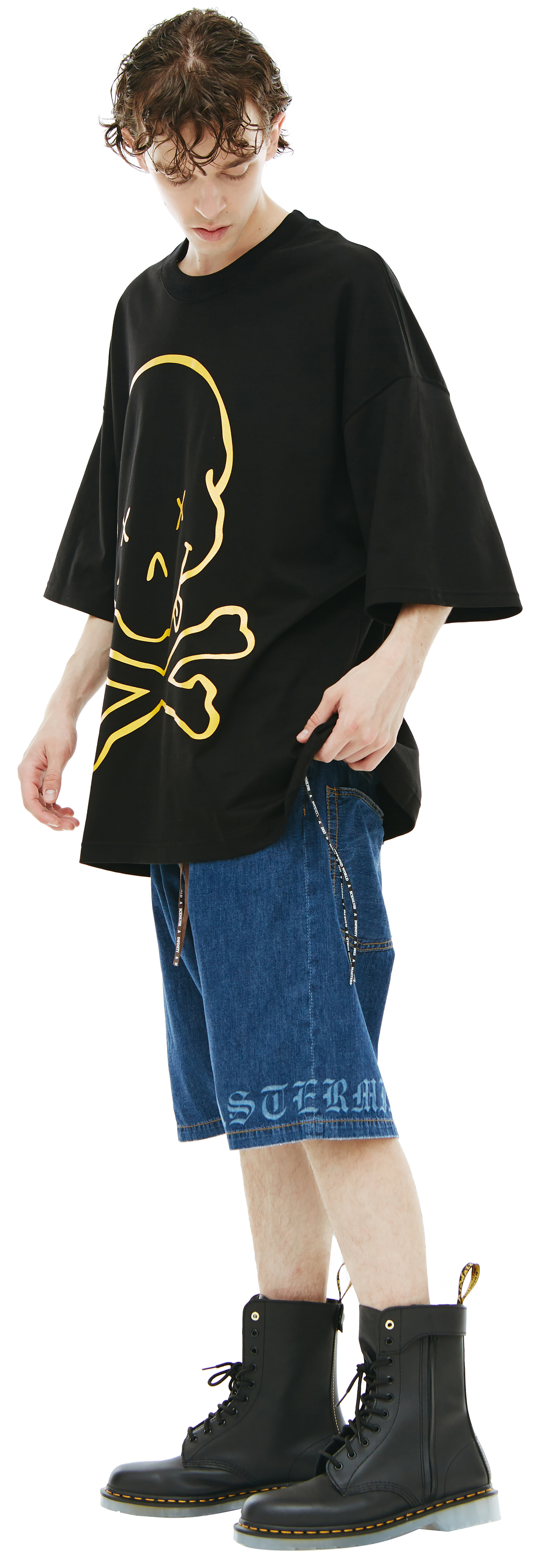 Mastermind WORLD Черная футболка с принтом