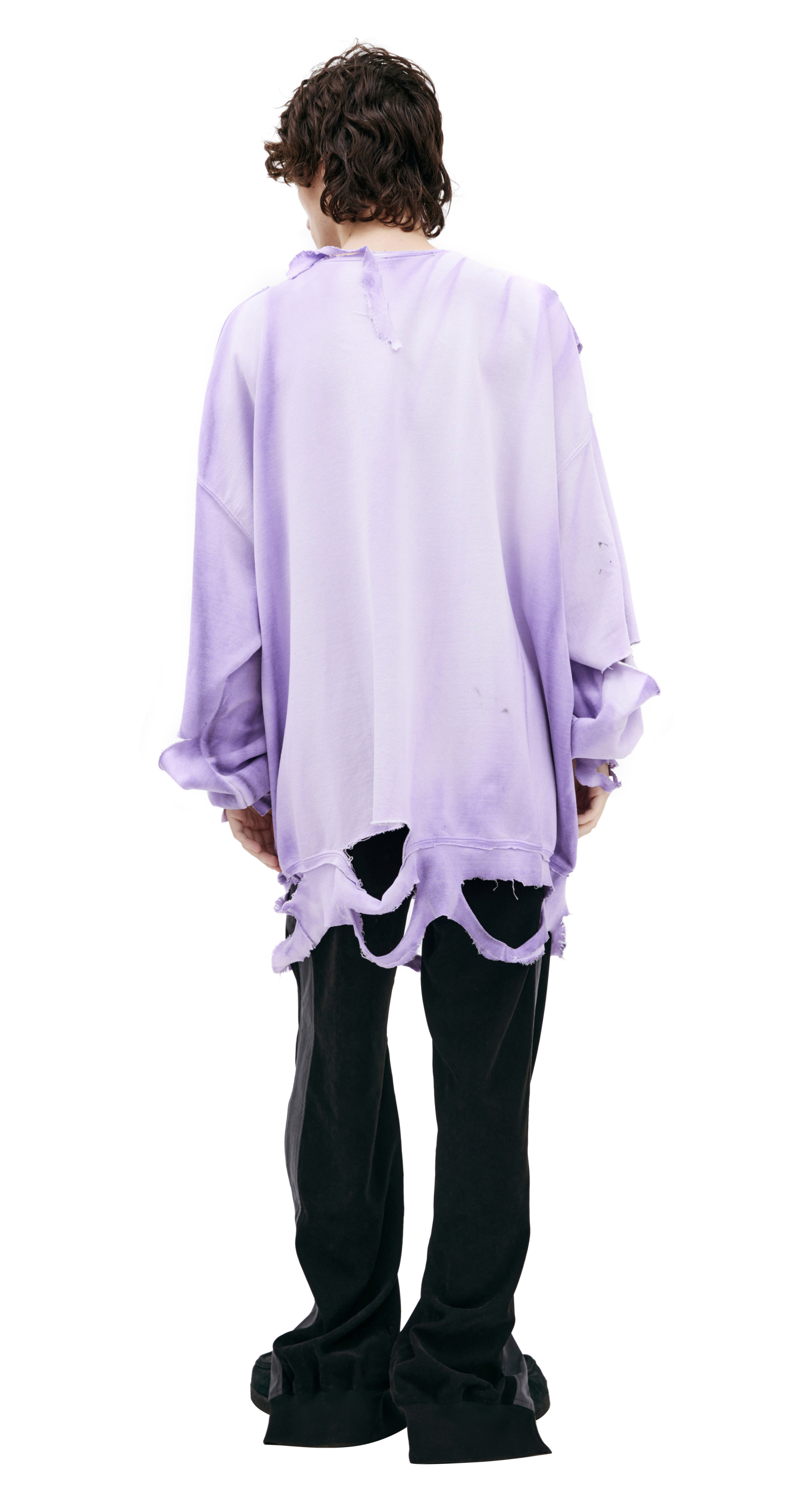 WESTFALL Лонгслив с рваным эффектом