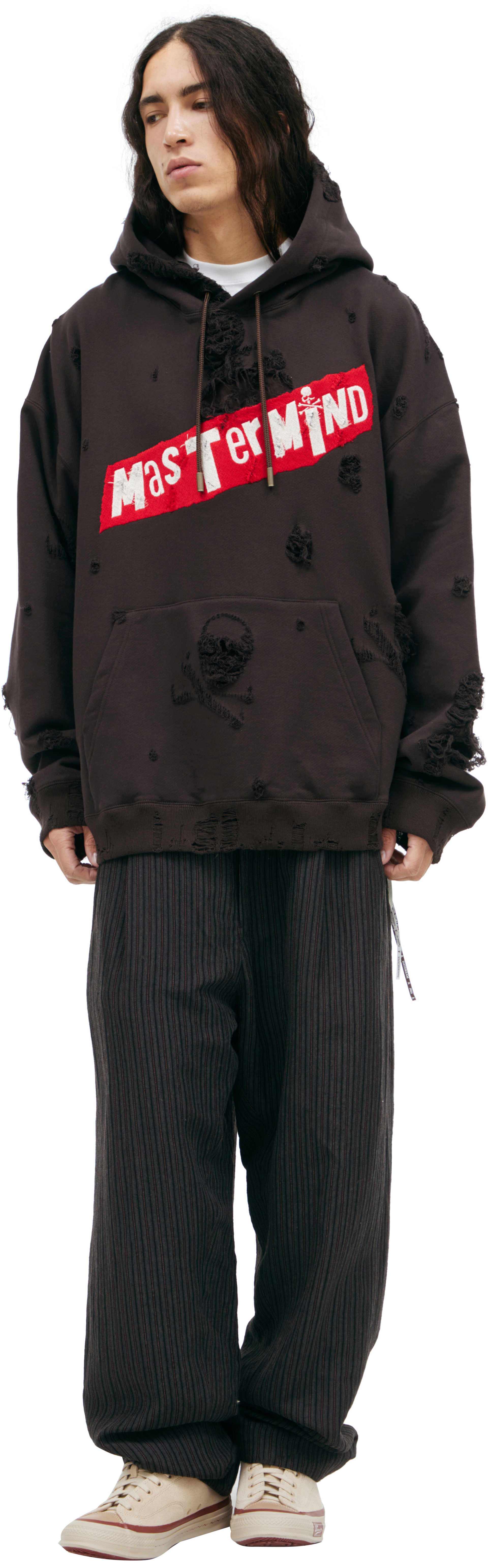 Mastermind WORLD Черное худи с логотипом