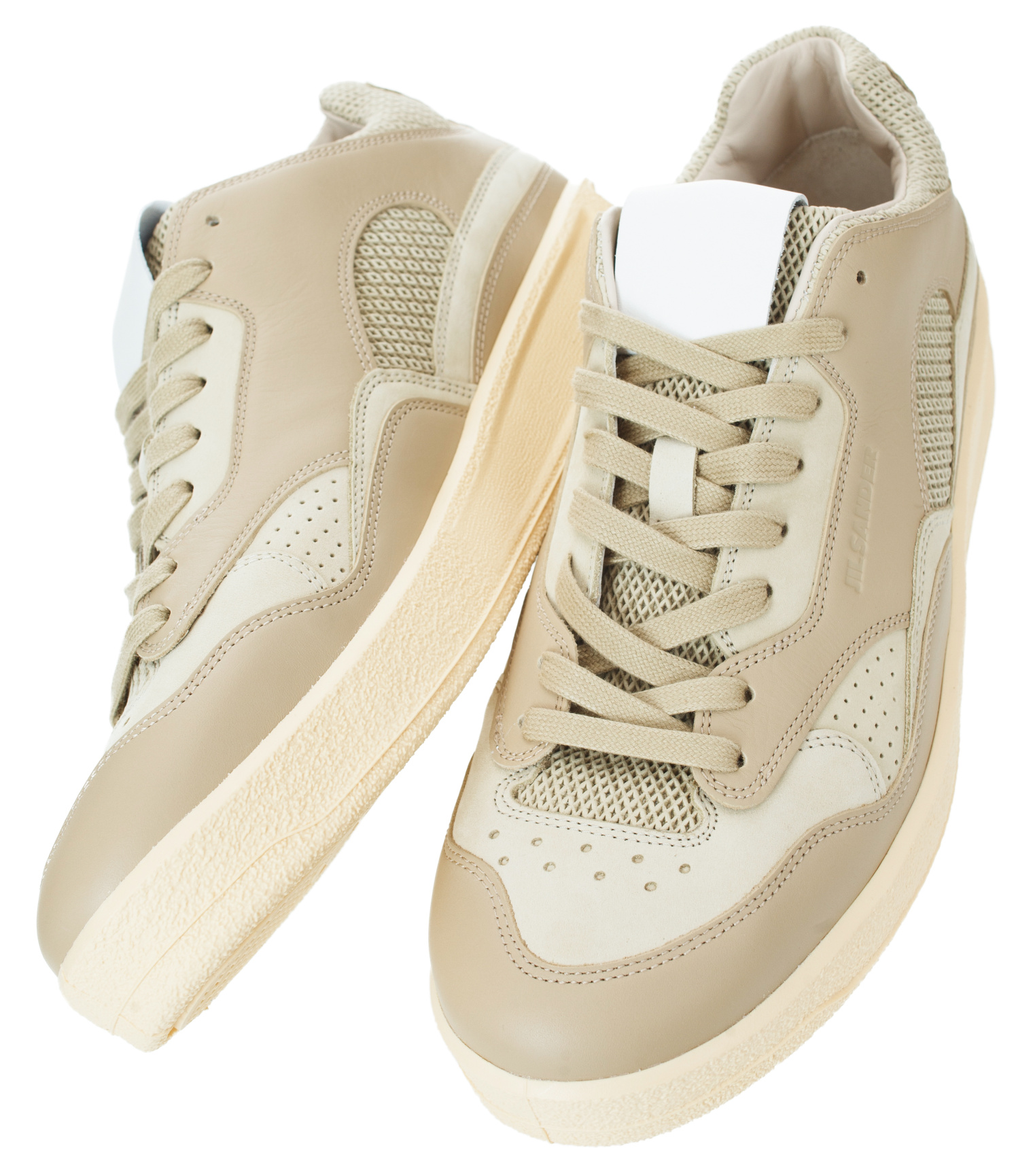 Jil Sander Кожаные кеды