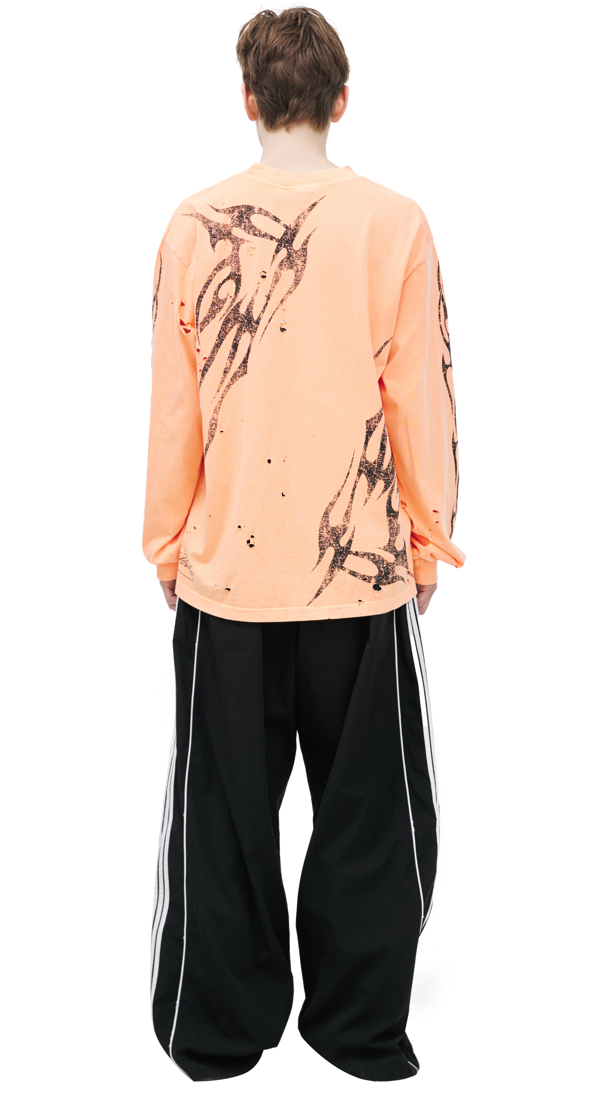 Hellstar Лонгслив с рваным эффектом