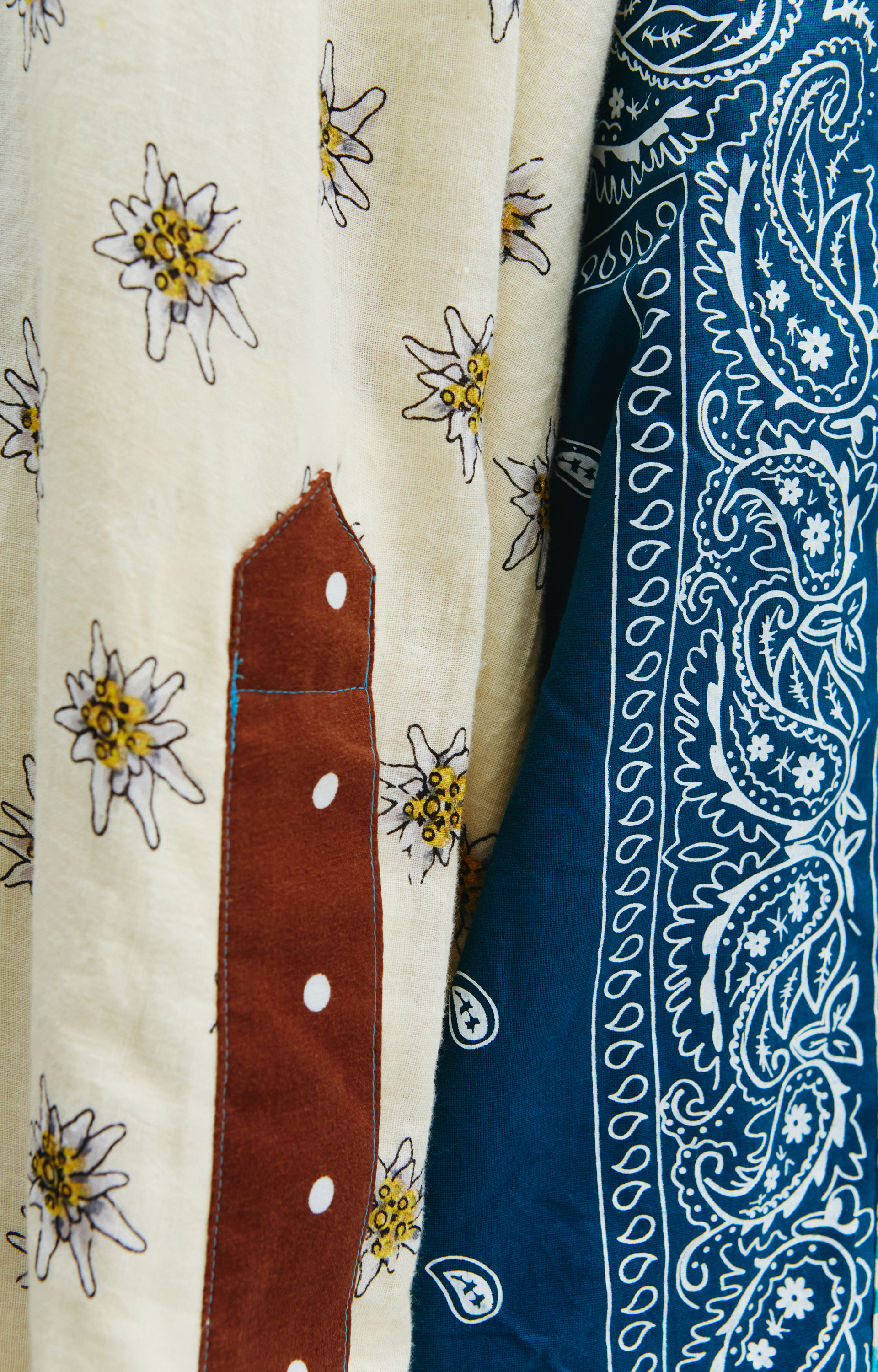 Children of the discordance Оверсайз куртка с нашивками из бандан