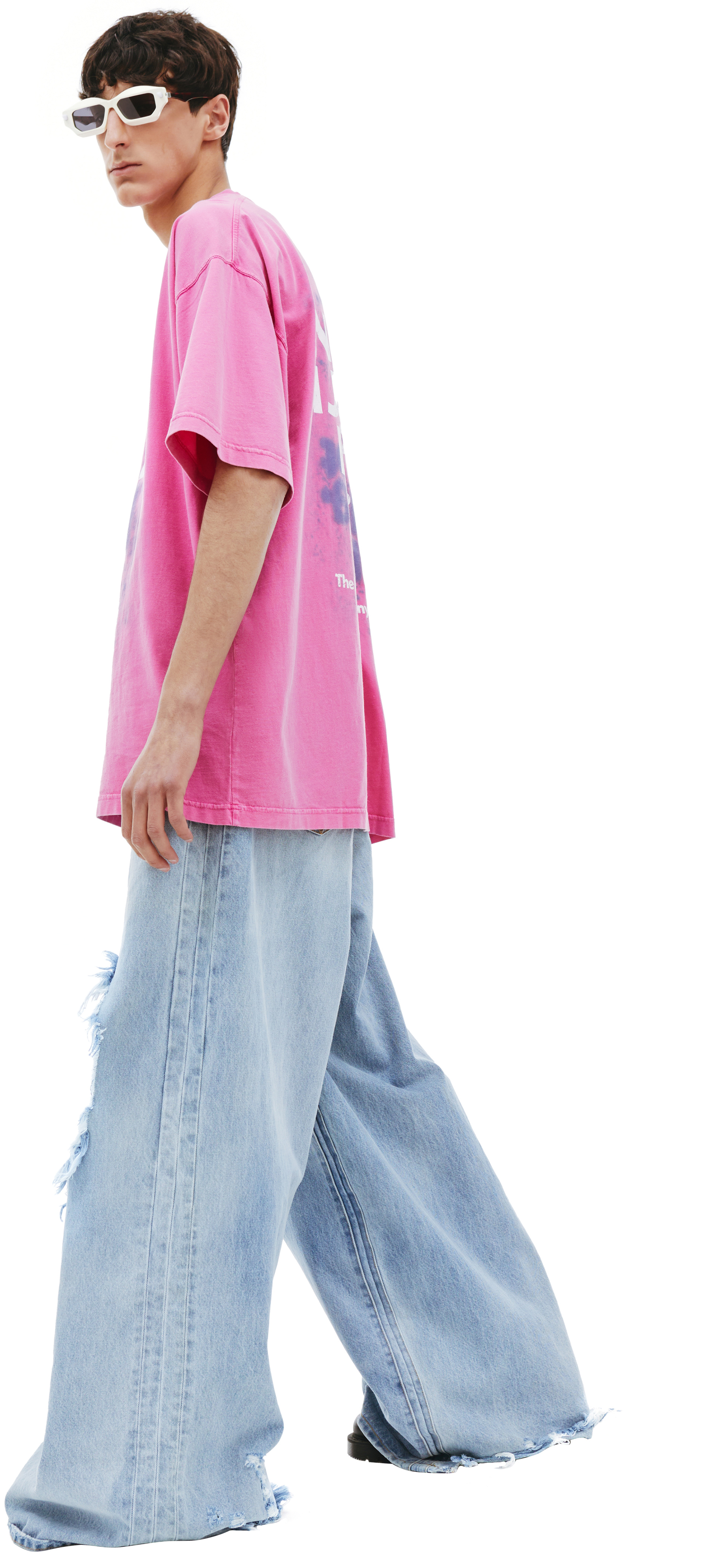 VETEMENTS Оверсайз футболка \'I got Lucky\'