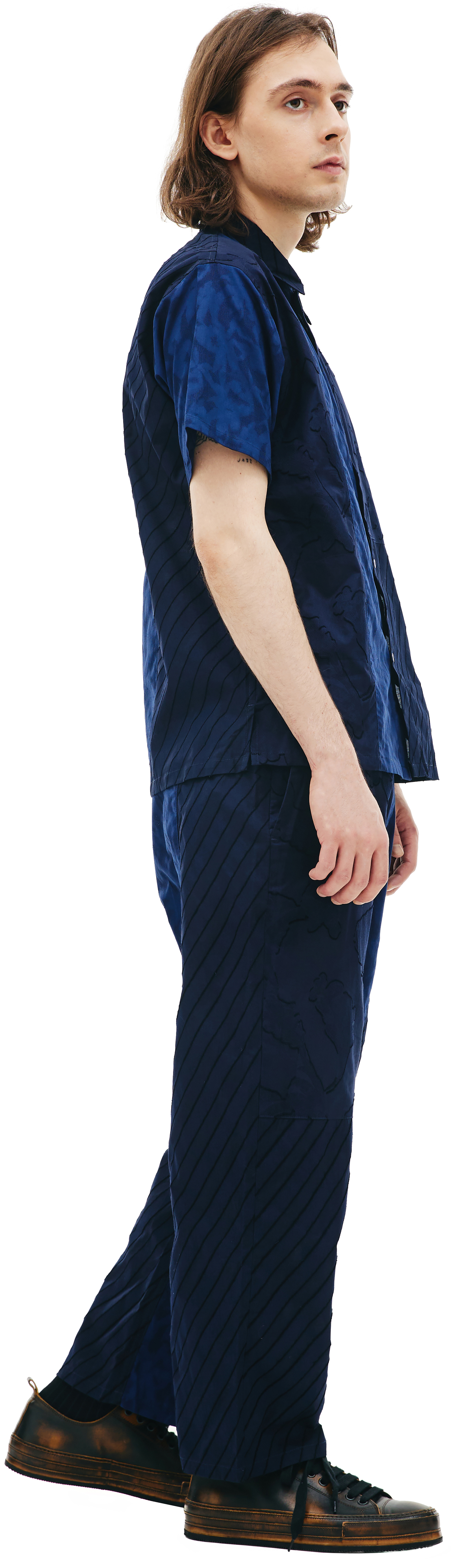 KIMMY Рубашка пэчворк с коротким рукавом