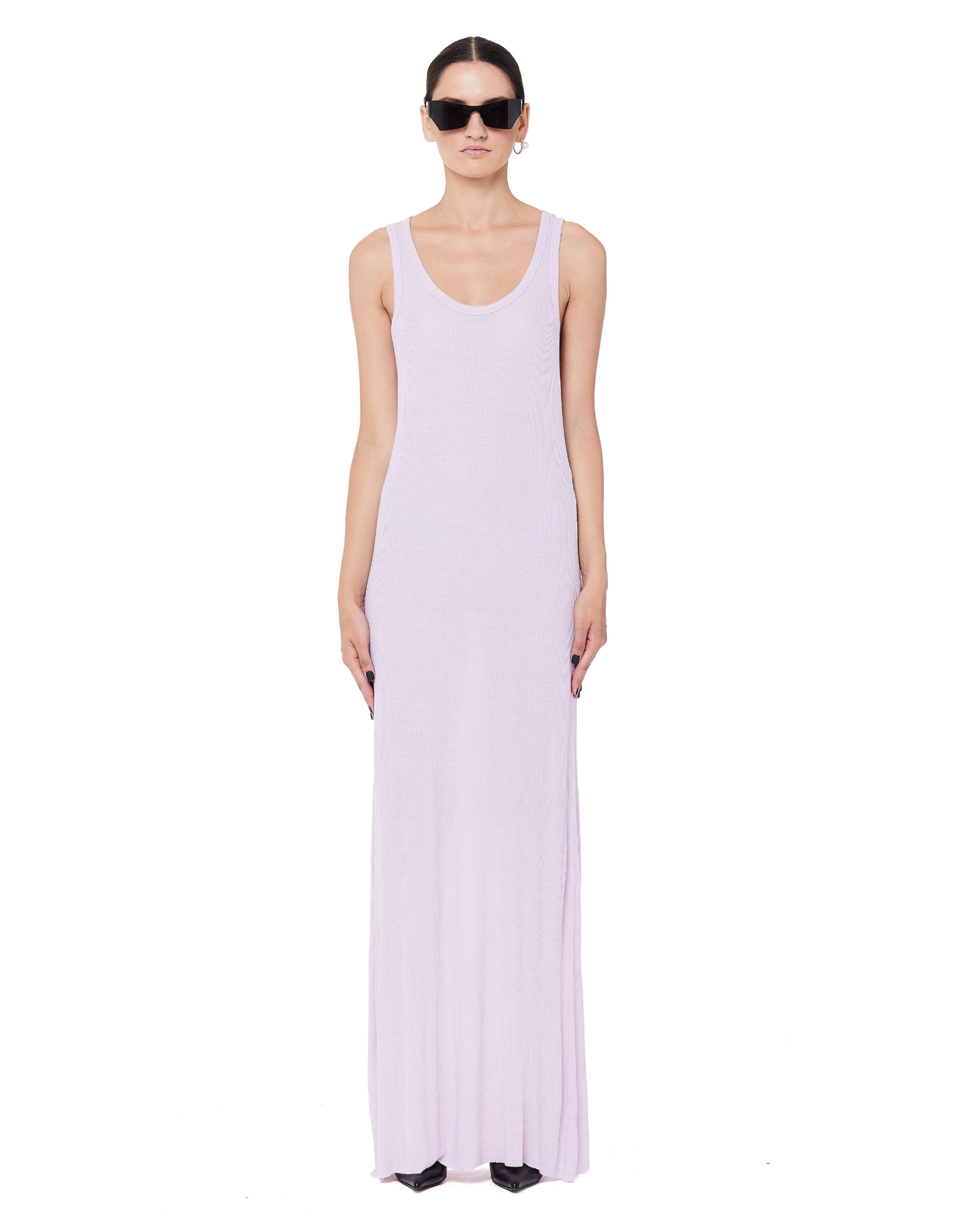 Haider Ackermann Хлопковое платье-майка в пол