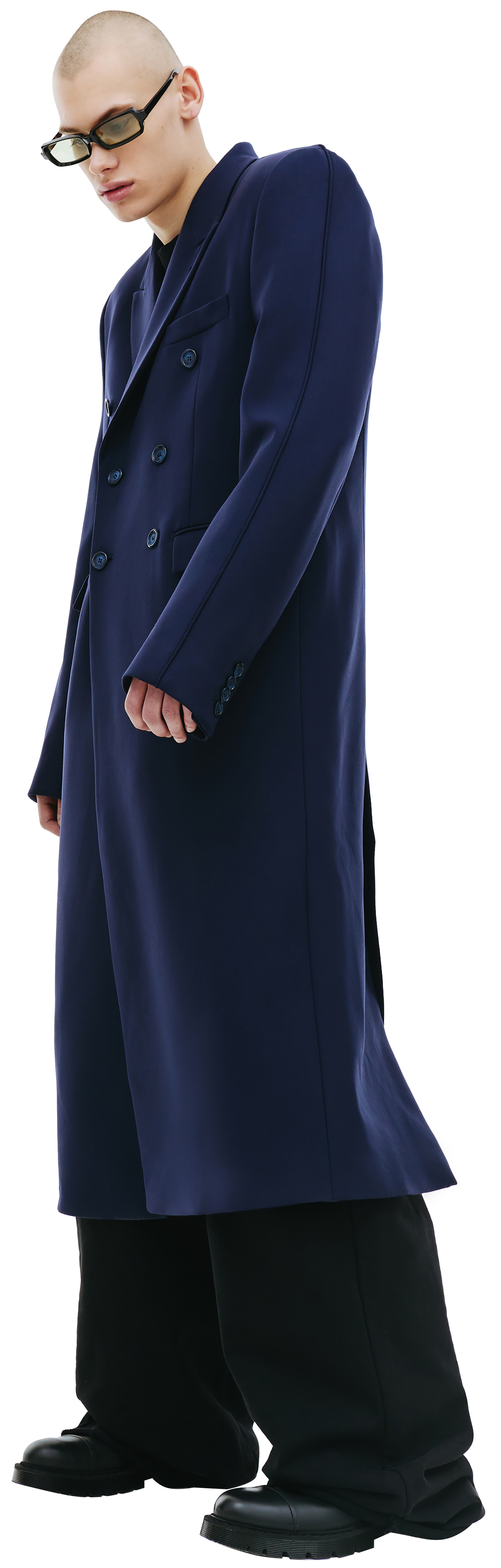 VTMNTS Двубортное пальто из шерсти