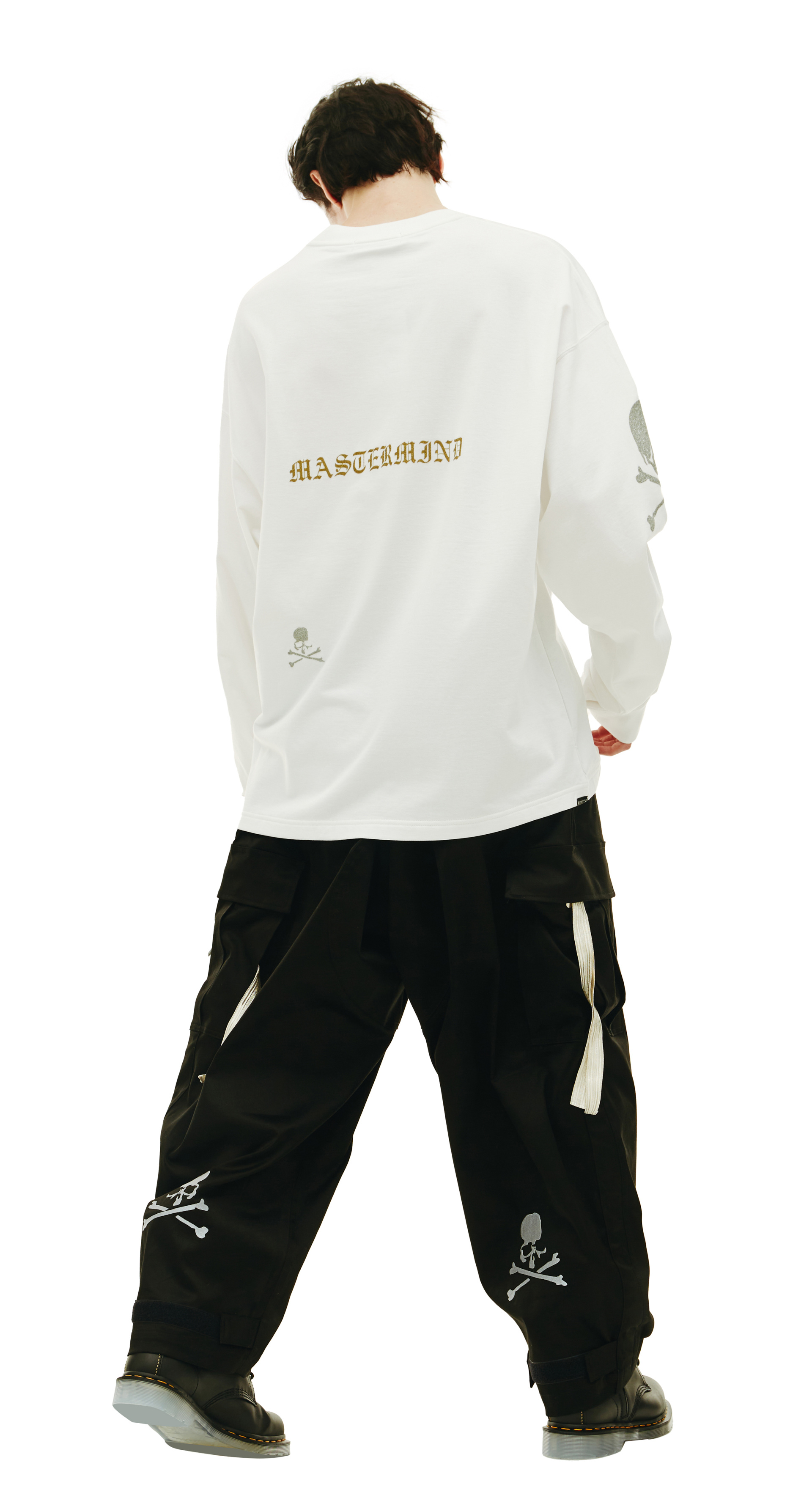 Mastermind WORLD Оверсайз лонгслив с черепами