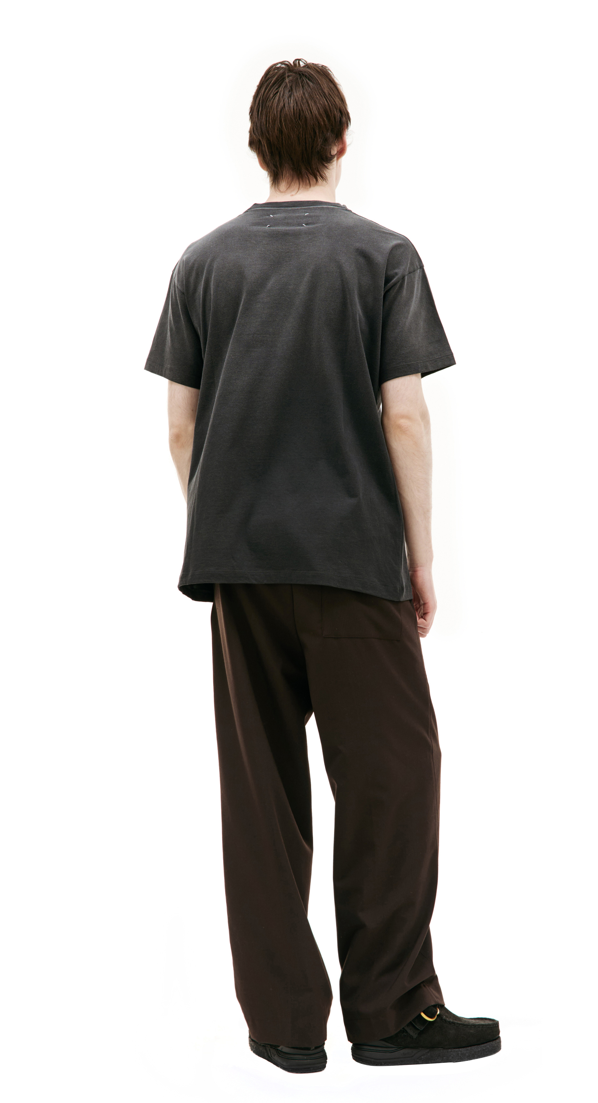 Maison Margiela Футболка с вышитым логотипом