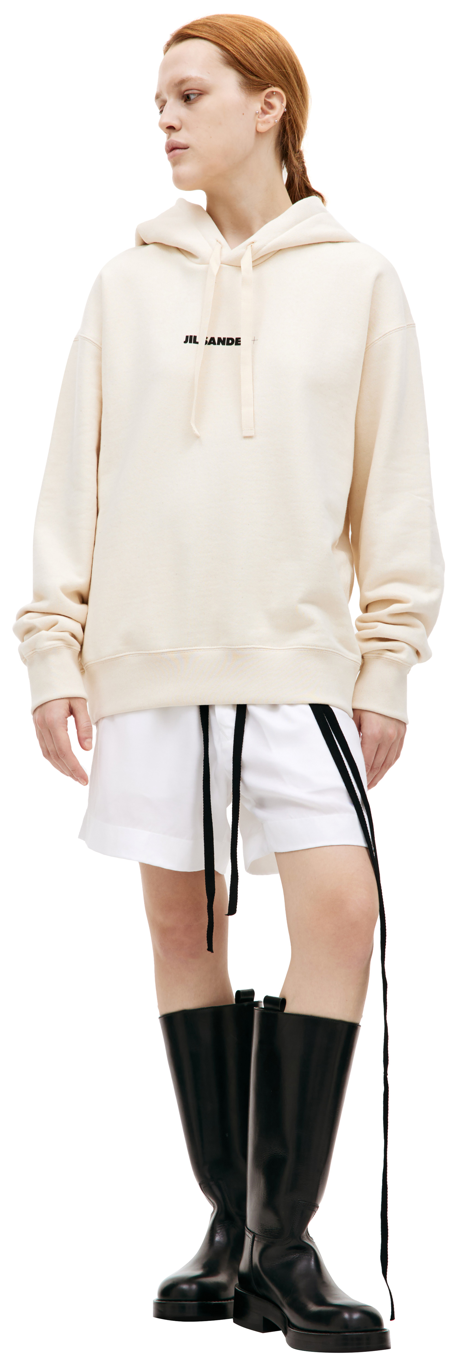 Jil Sander Оверсайз худи с логотипом