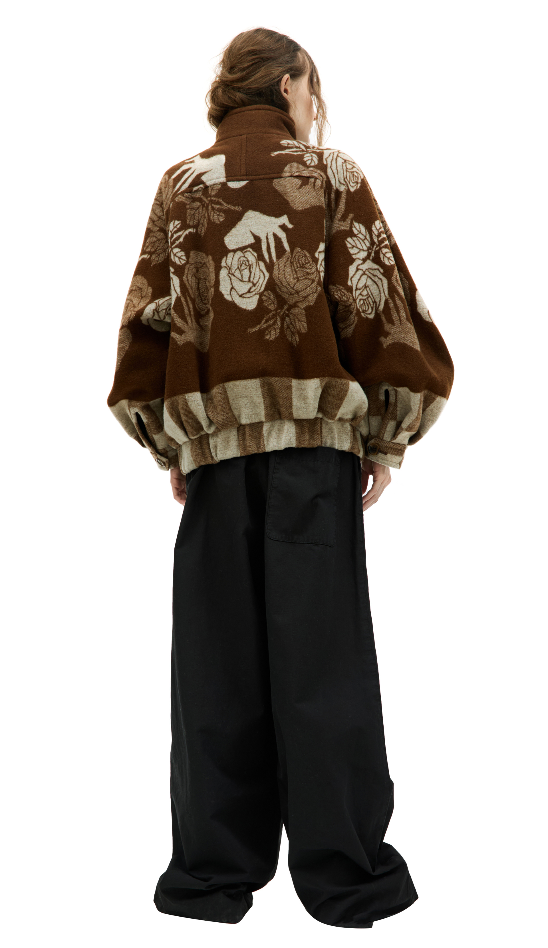 Undercover Бомбер UNDERCOVER x fragment design из шерсти и кашемира