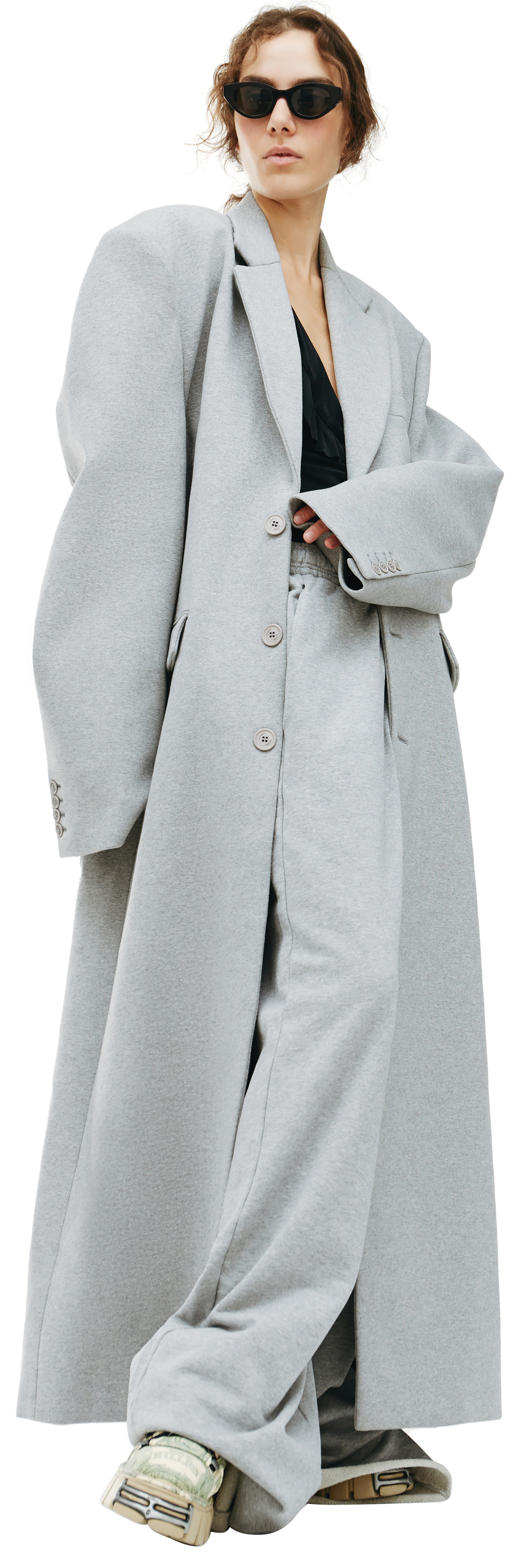 VETEMENTS Длинное оверсайз пальто
