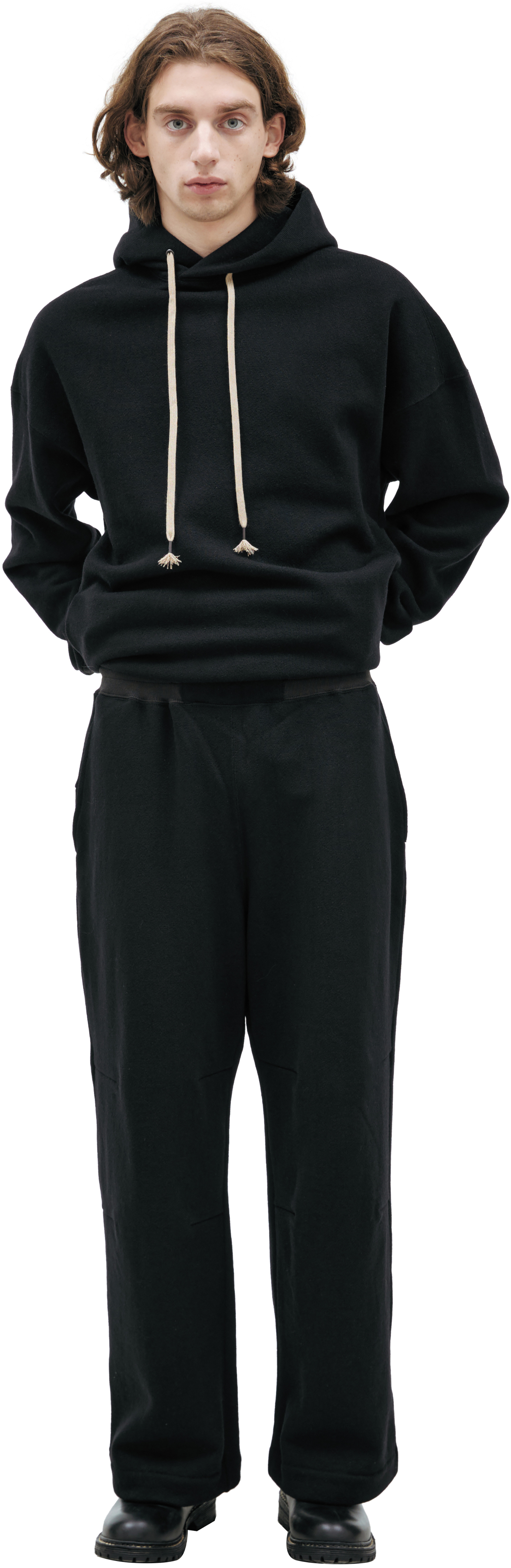 The Viridi-Anne Черные брюки из шерсти