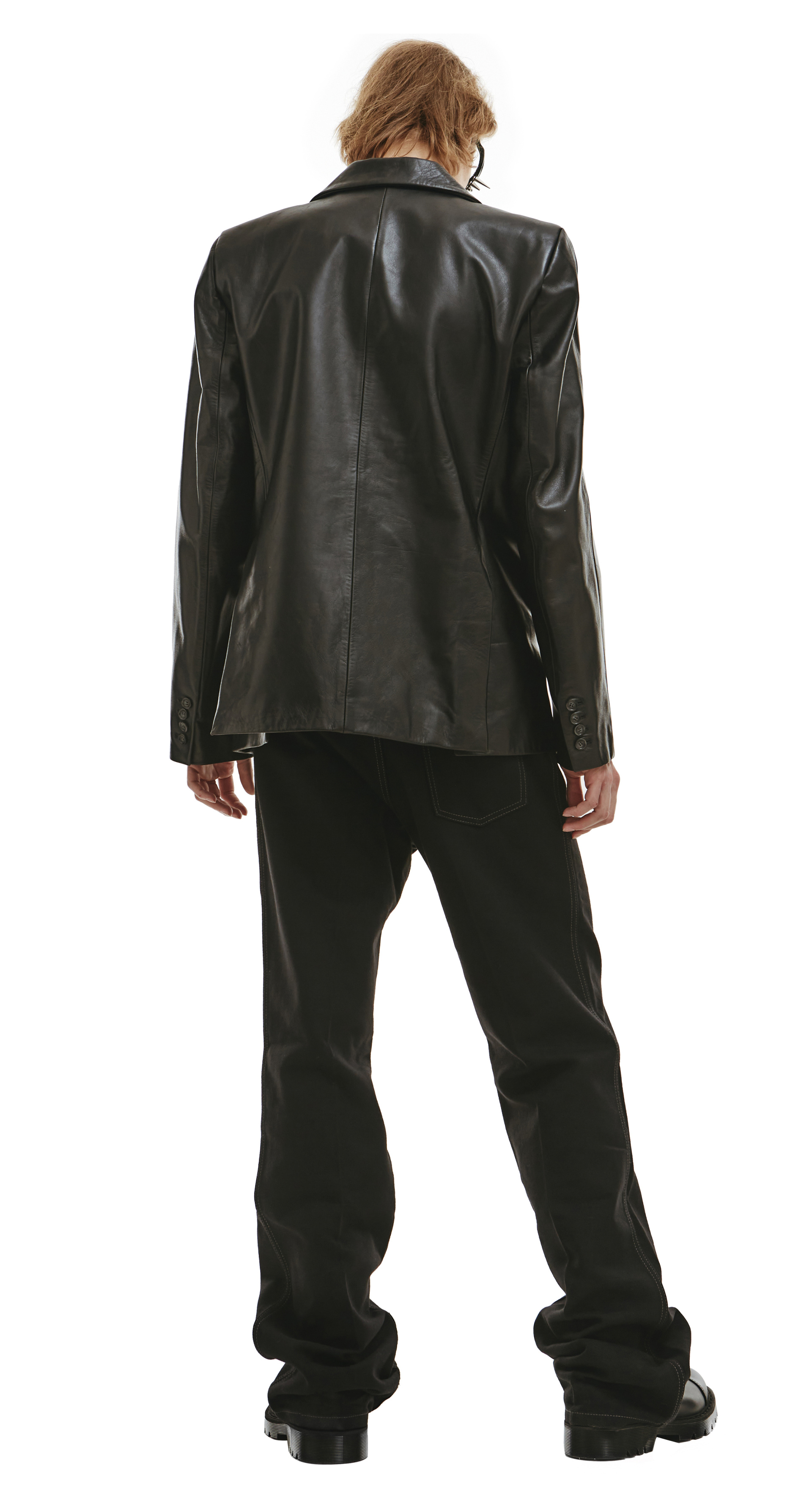 VTMNTS Оверсайз пиджак из кожи