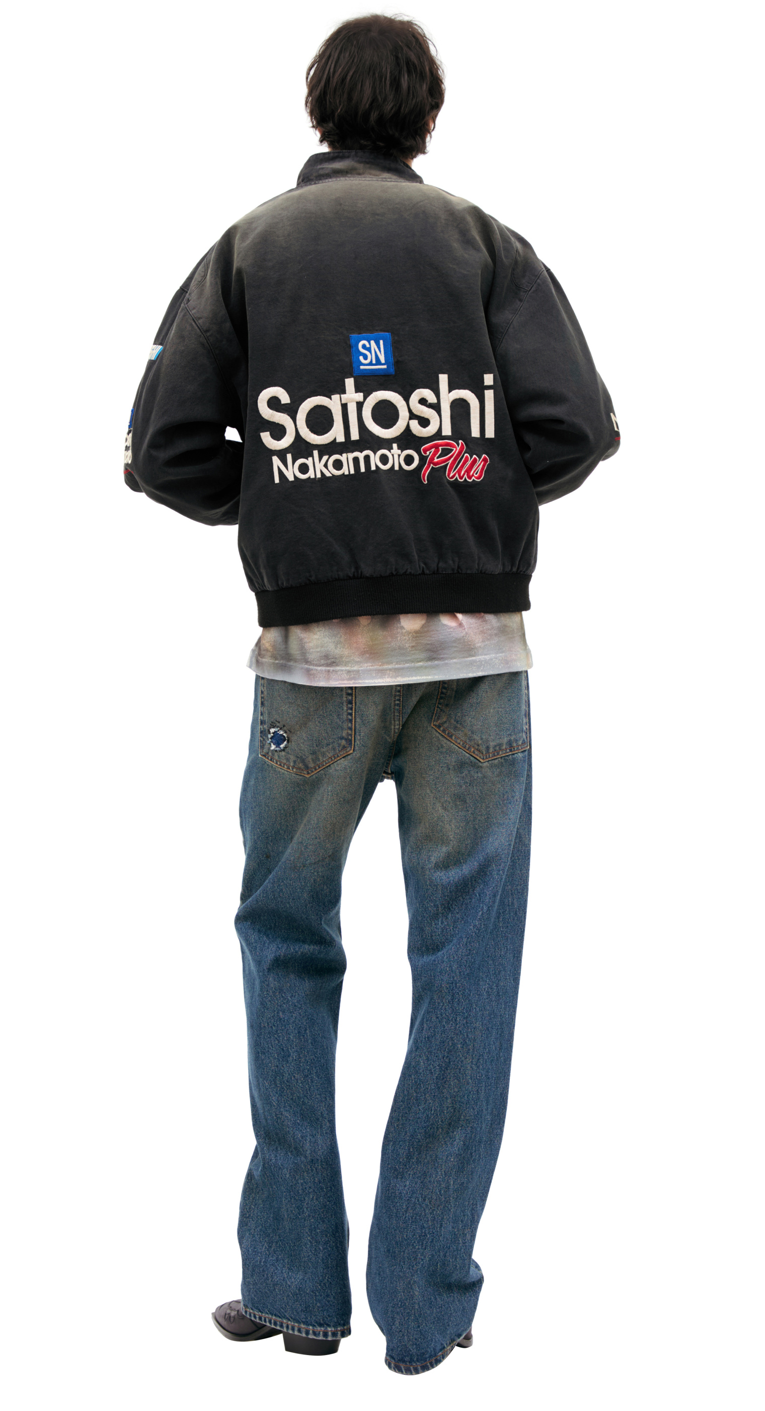 Satoshi Nakamoto Серая куртка с логотипом