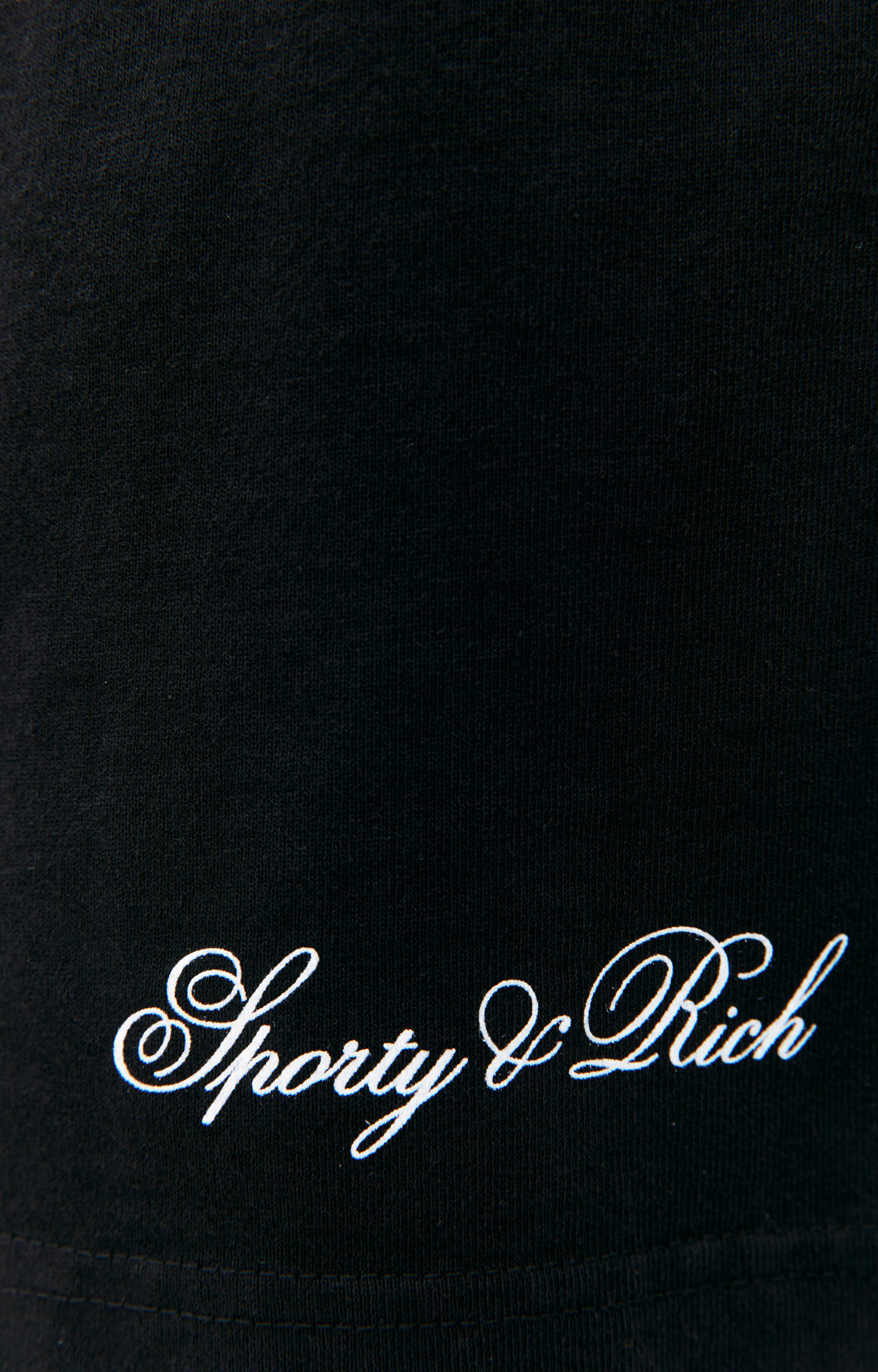 SPORTY & RICH Свитшот Cursive на молнии