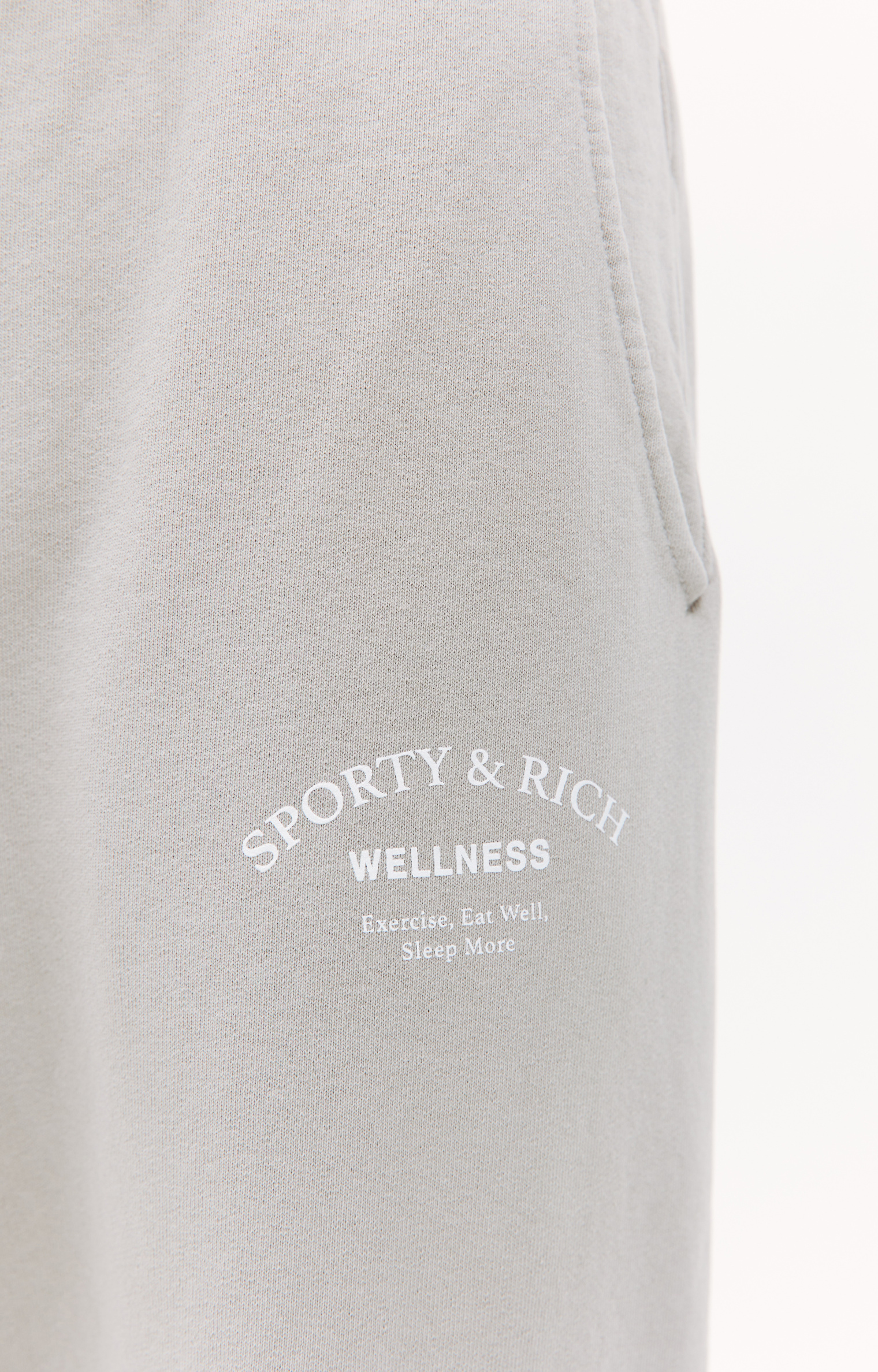 SPORTY & RICH Спортивные брюки с принтом \'Wellness\'