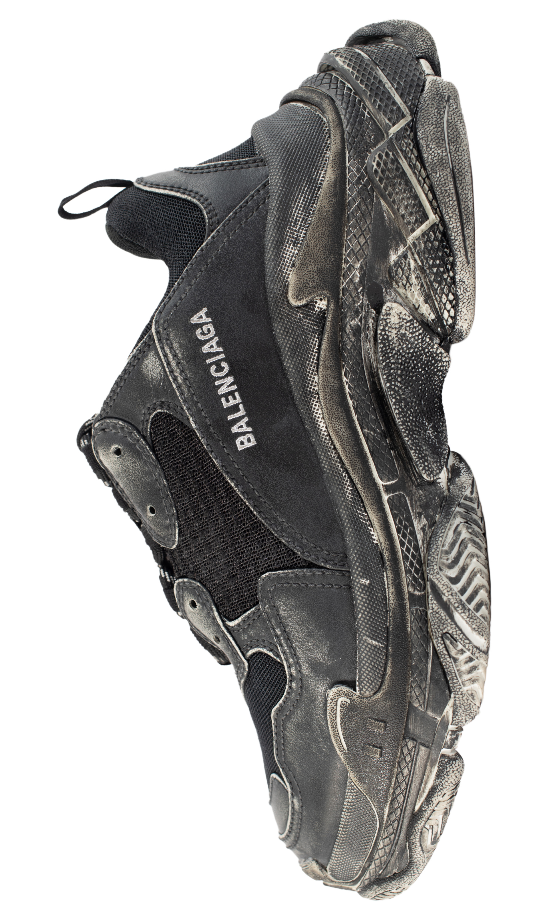 Balenciaga Черные кроссовки Triple S