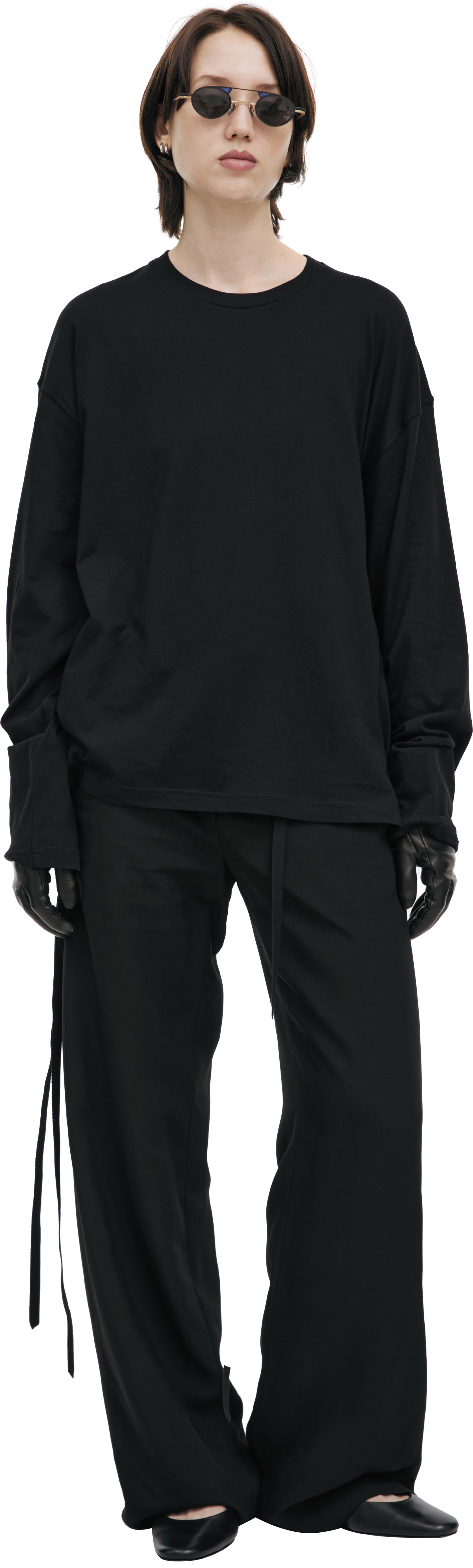Ann Demeulemeester Лонгслив с надписью DEAR NIGHT THOUGHTS