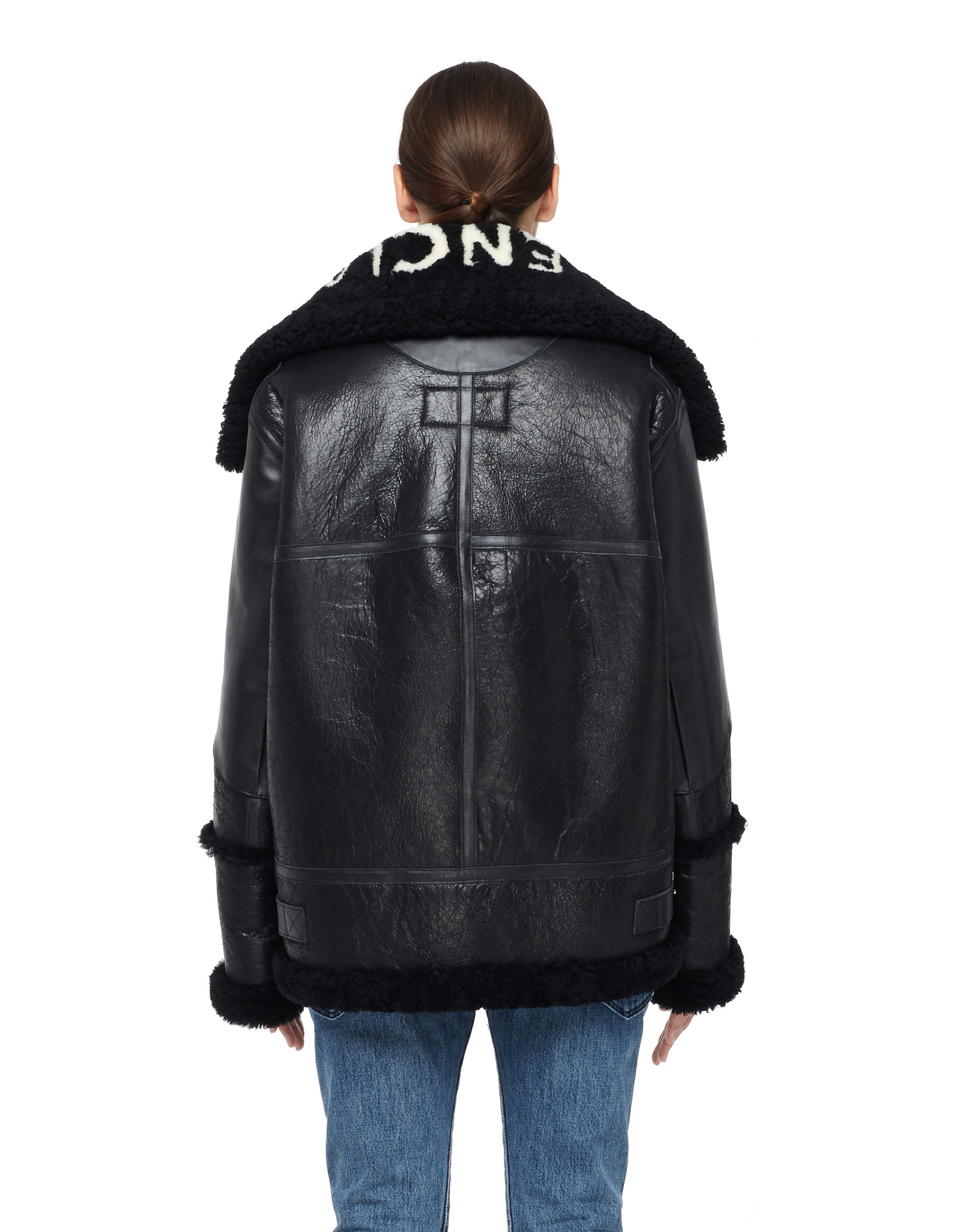 Balenciaga Дубленка с лого Le Bombardier