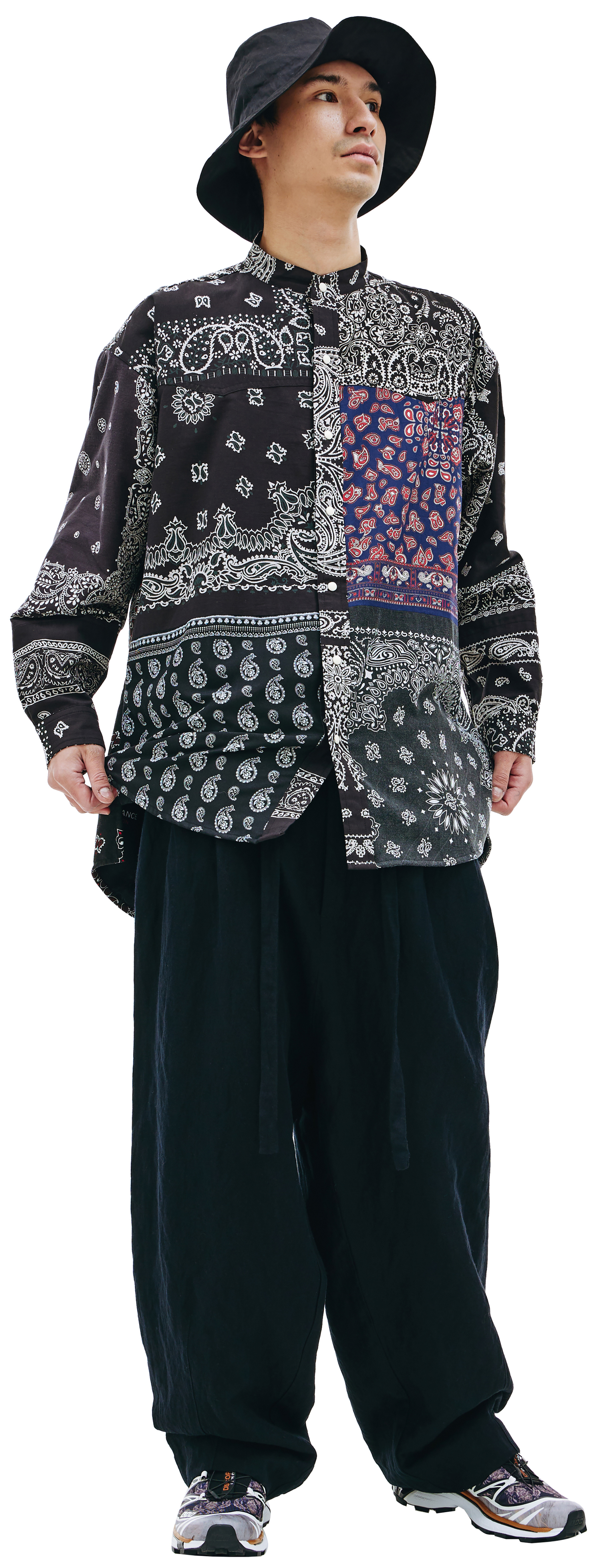 Children of the discordance Рубашка из бандан в стиле пэтчворк