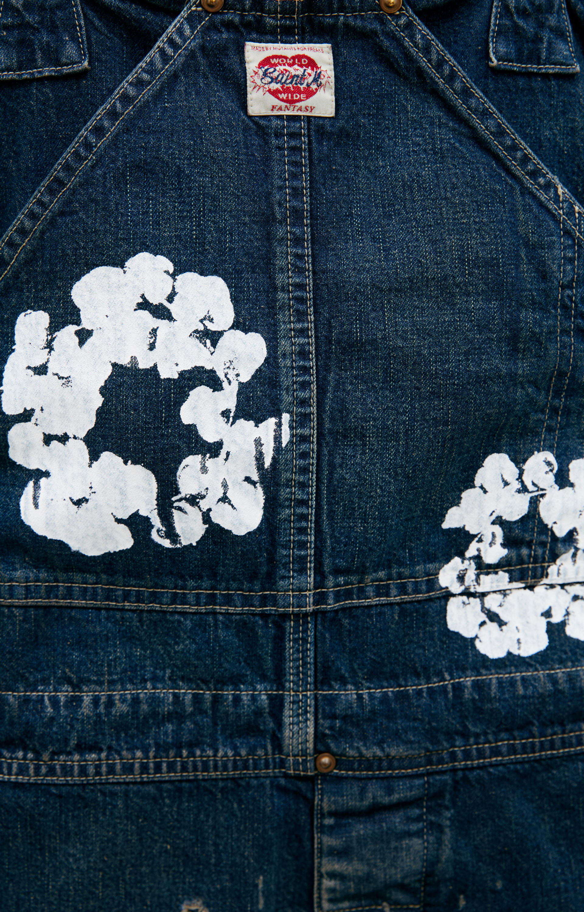 Saint Mxxxxxx Джинсовый комбинезон с цветами