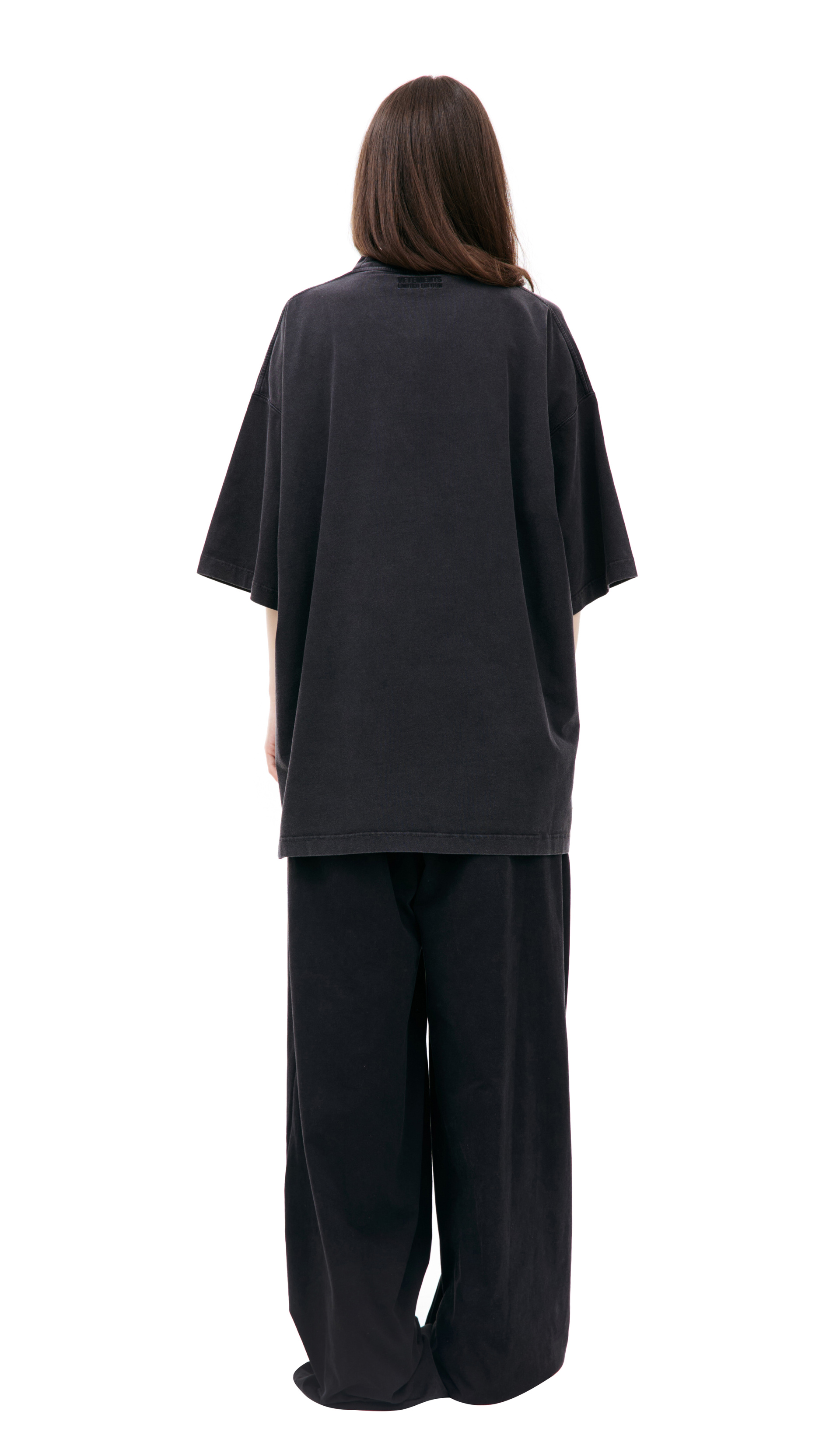 VETEMENTS Оверсайз футболка \'PARIS XXXL\'