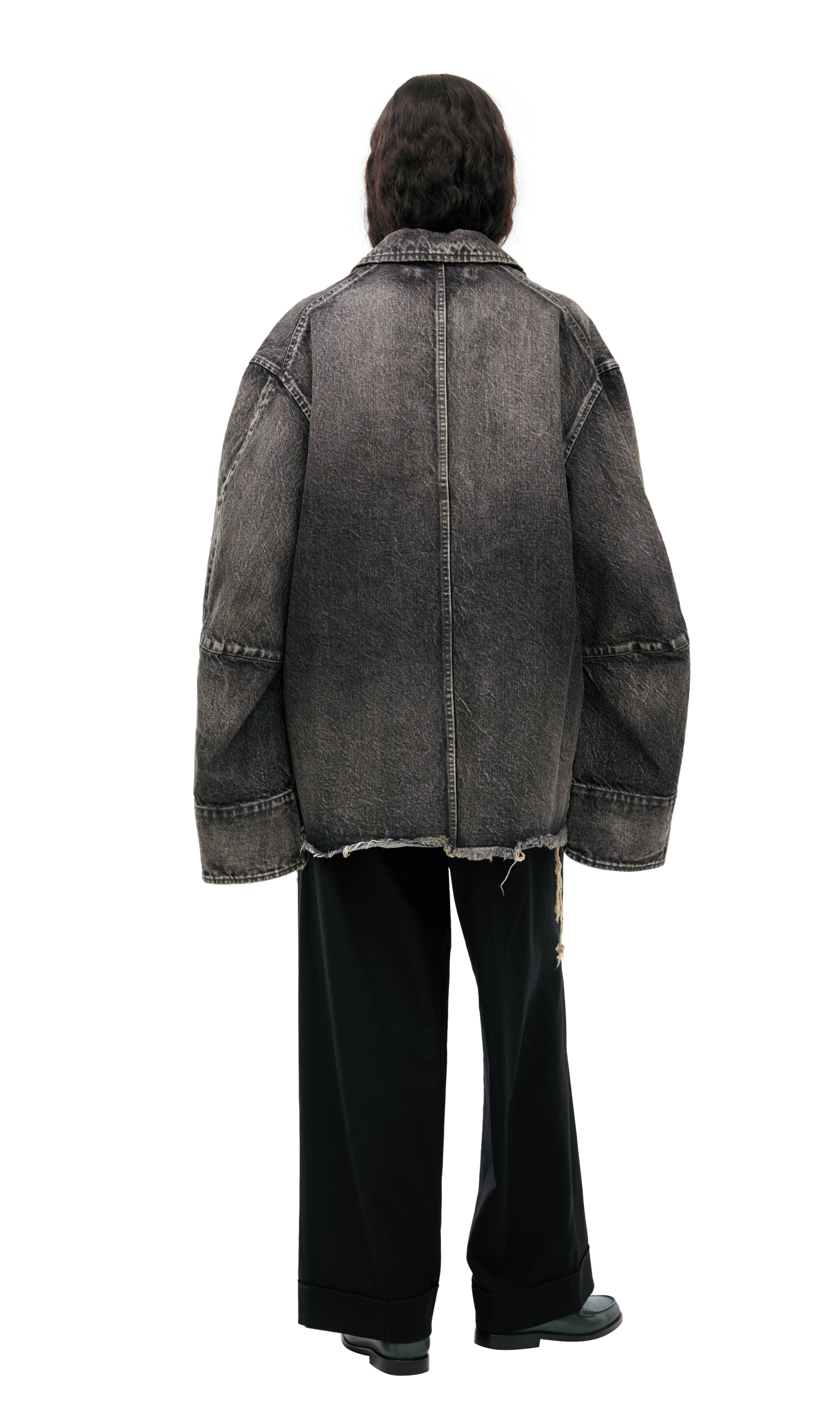 Doublet Джинсовая куртка с выстиранным эффектом