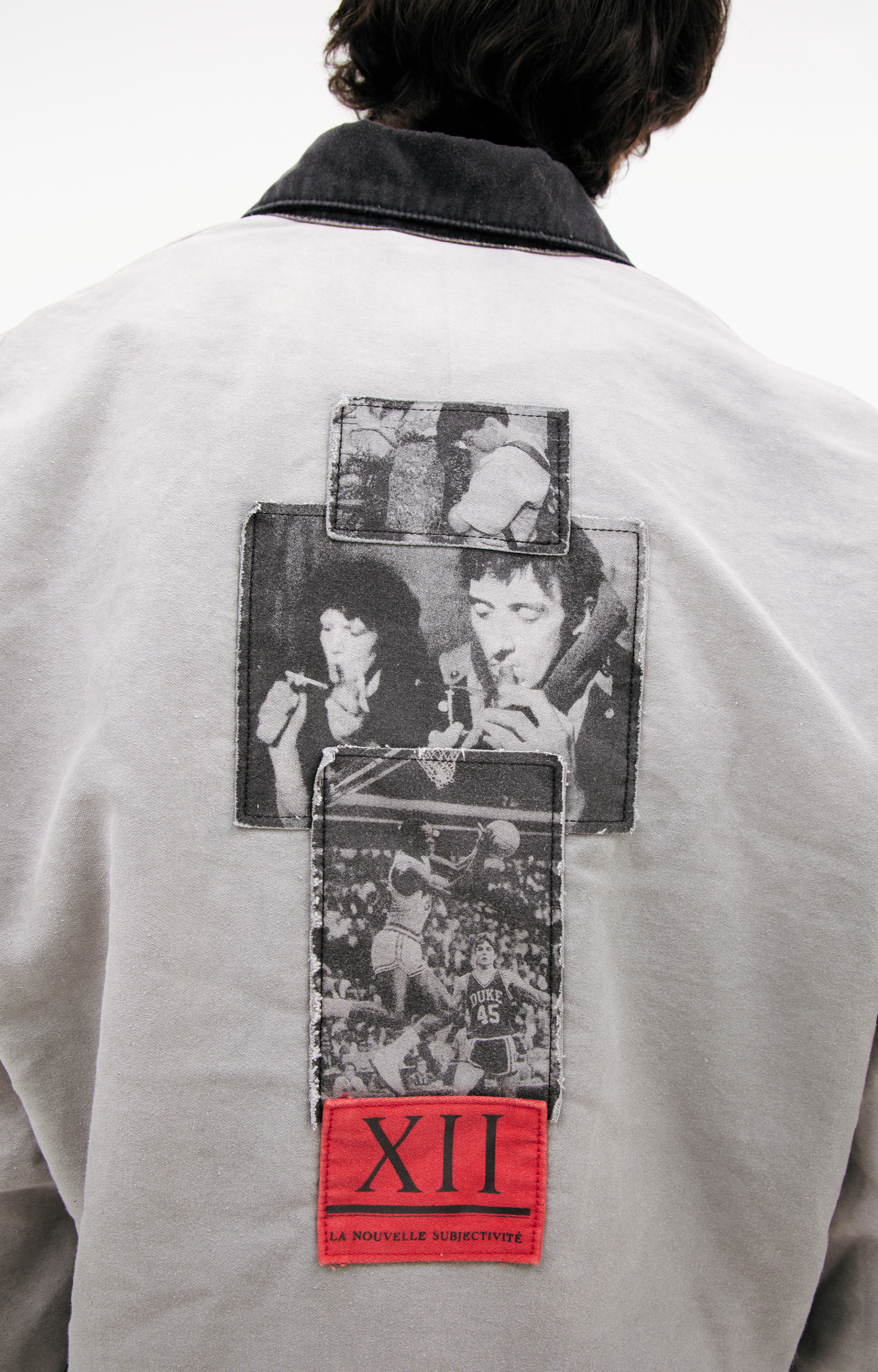 Enfants Riches Déprimés Серая куртка с патчами